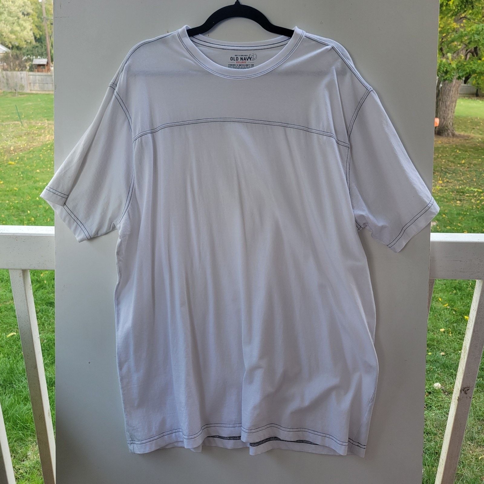Old Navy Old Navey Mens Xxl Tee Shirt Blue Stiching Size US XXL / EU 58 / 5 - 1 Thumbnail