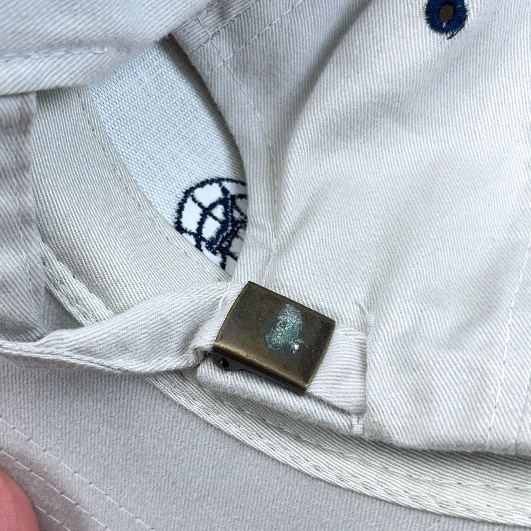 Vintage VINTAGE Joy Hat Cap Basebal l Adjustable Twill Gray Blue 80s Advertising USA Men Adjustable Baseball Cap Mens Size ONE SIZE - 6 Thumbnail