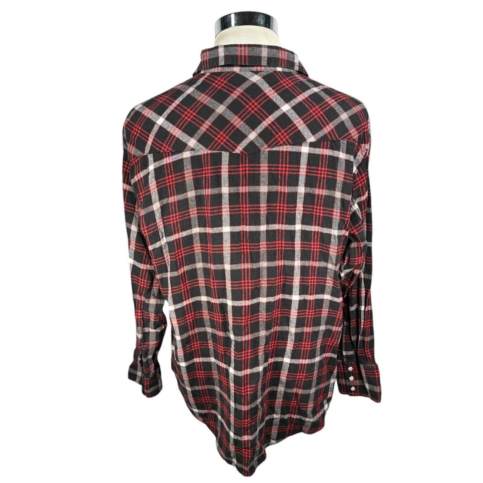 Other Ely Cattleman Western Flannel Shirt Men’s XL Red Button Up Size US XL / EU 56 / 4 - 5 Thumbnail