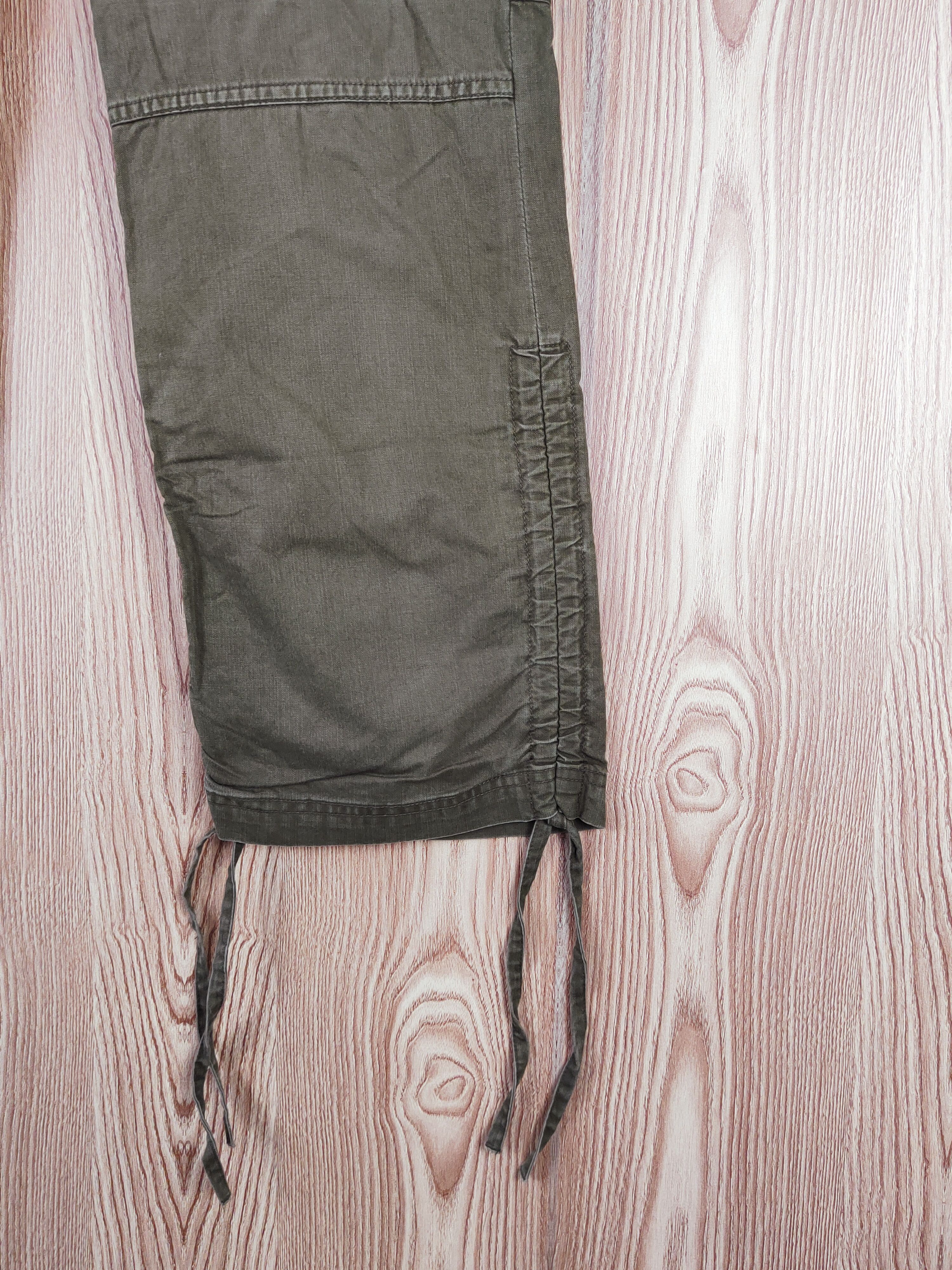 Japanese Brand Uniqlo Olive Multipocket Tactical Cargo Pants #W438 Size 28" / US 6 / IT 42 - 6 Thumbnail
