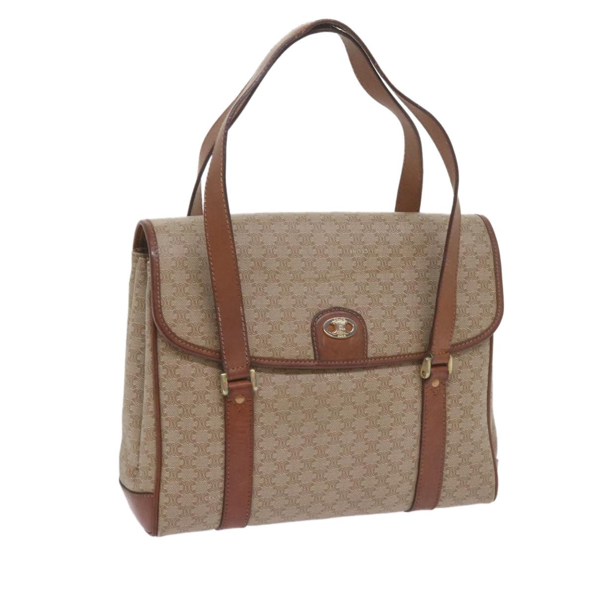 Celine CELINE Macadam Canvas Shoulder Bag Beige Size ONE SIZE - 1 Thumbnail