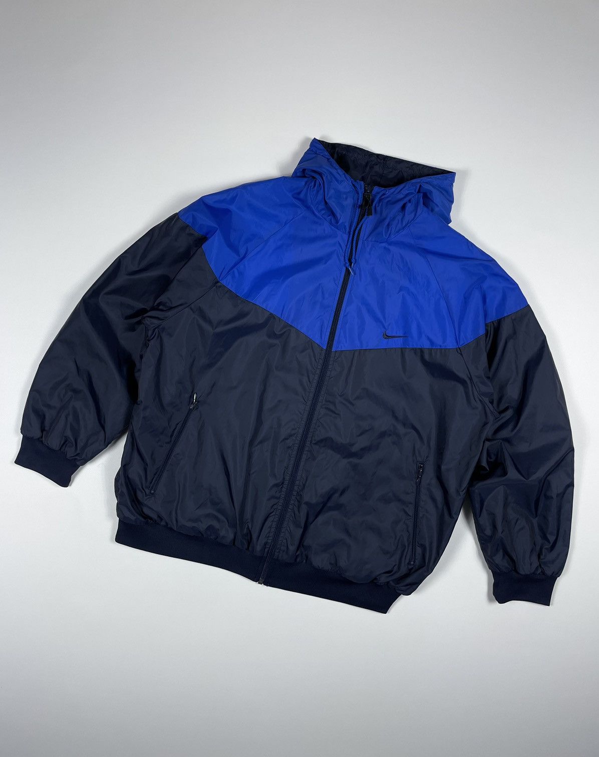 Nike × Vintage Vintage Nike Windrunner Track Nylon Jacket Swoosh Size US XL / EU 56 / 4 - 3 Thumbnail