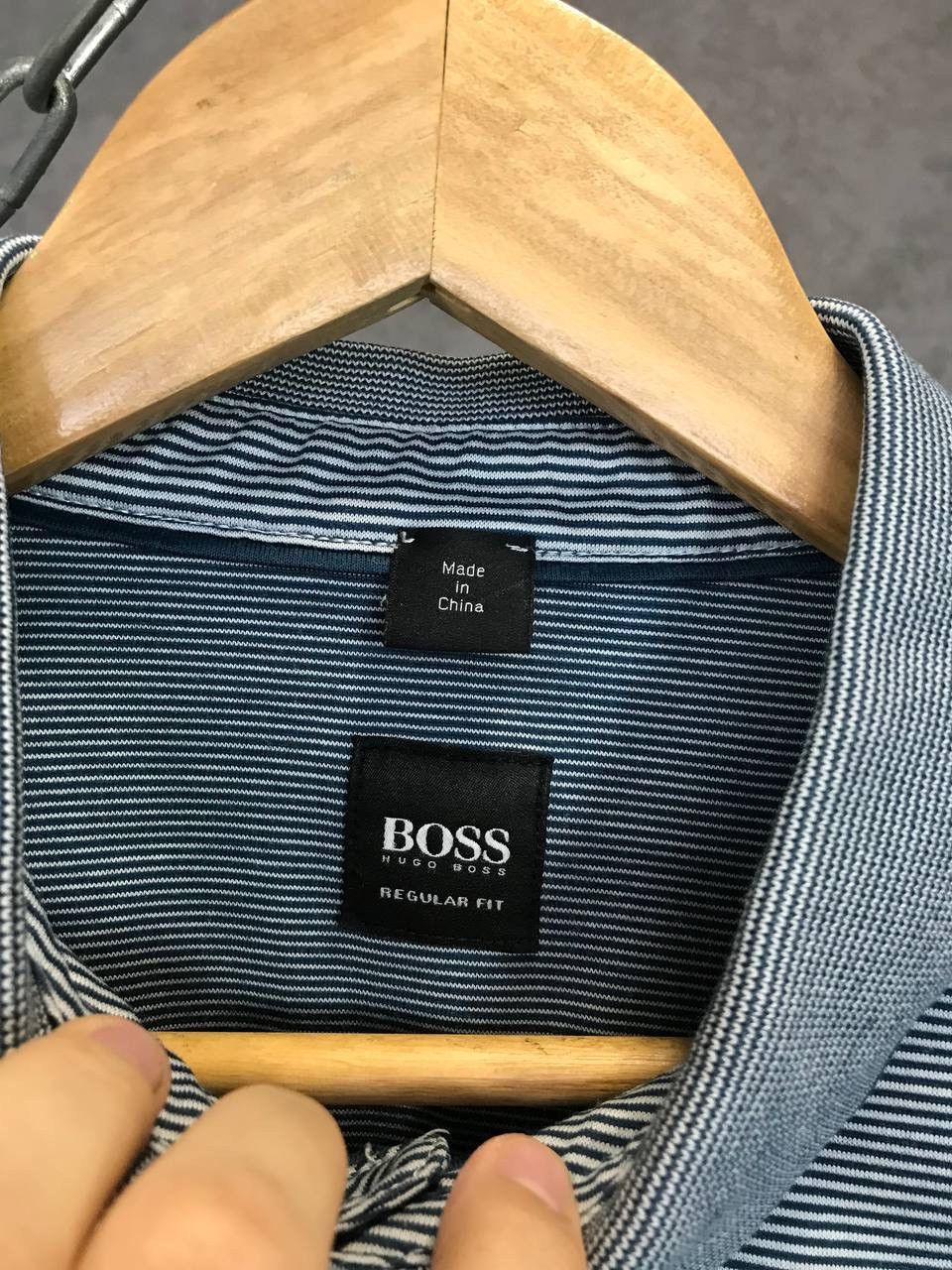 Hugo Boss Hugo Boss designer striped polo tee Size US XL / EU 56 / 4 - 3 Thumbnail