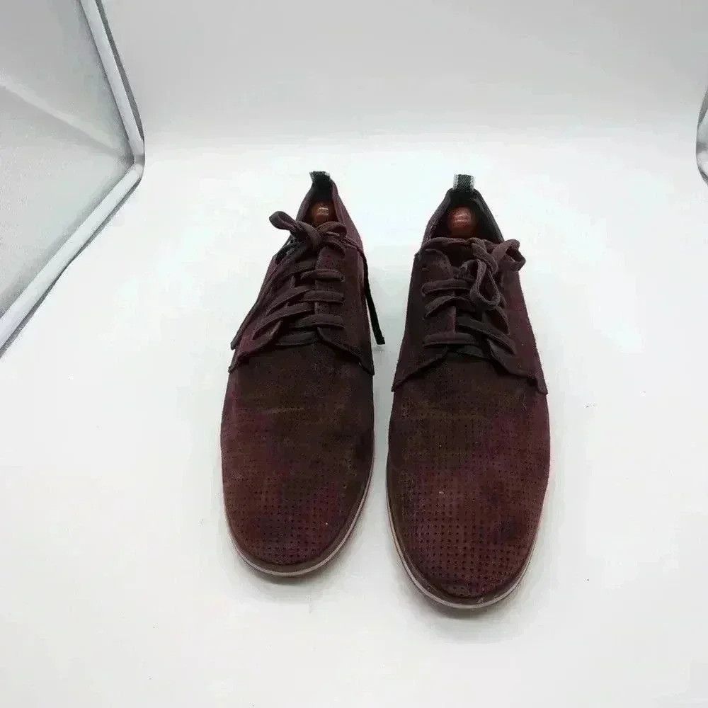 Designer Ellen DeGeneres Maroon Merlot ED Oxford lace up shoes sz 7.5 Size US 7.5 / IT 37.5 - 2 Thumbnail