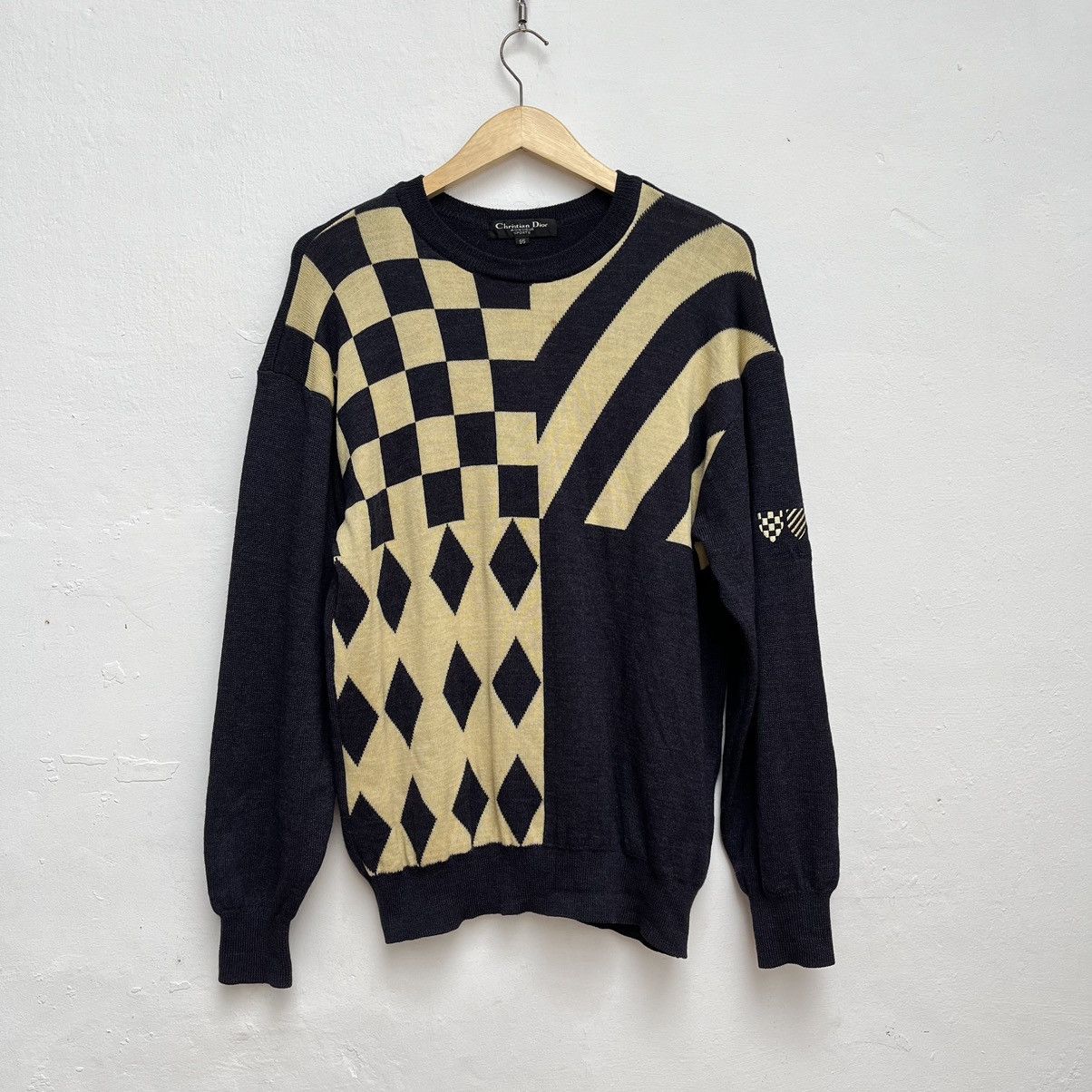 Christian Dior Monsieur Rare Christian Dior Sports Knitwear Chekered Size US M / EU 48-50 / 2 - 1 Thumbnail