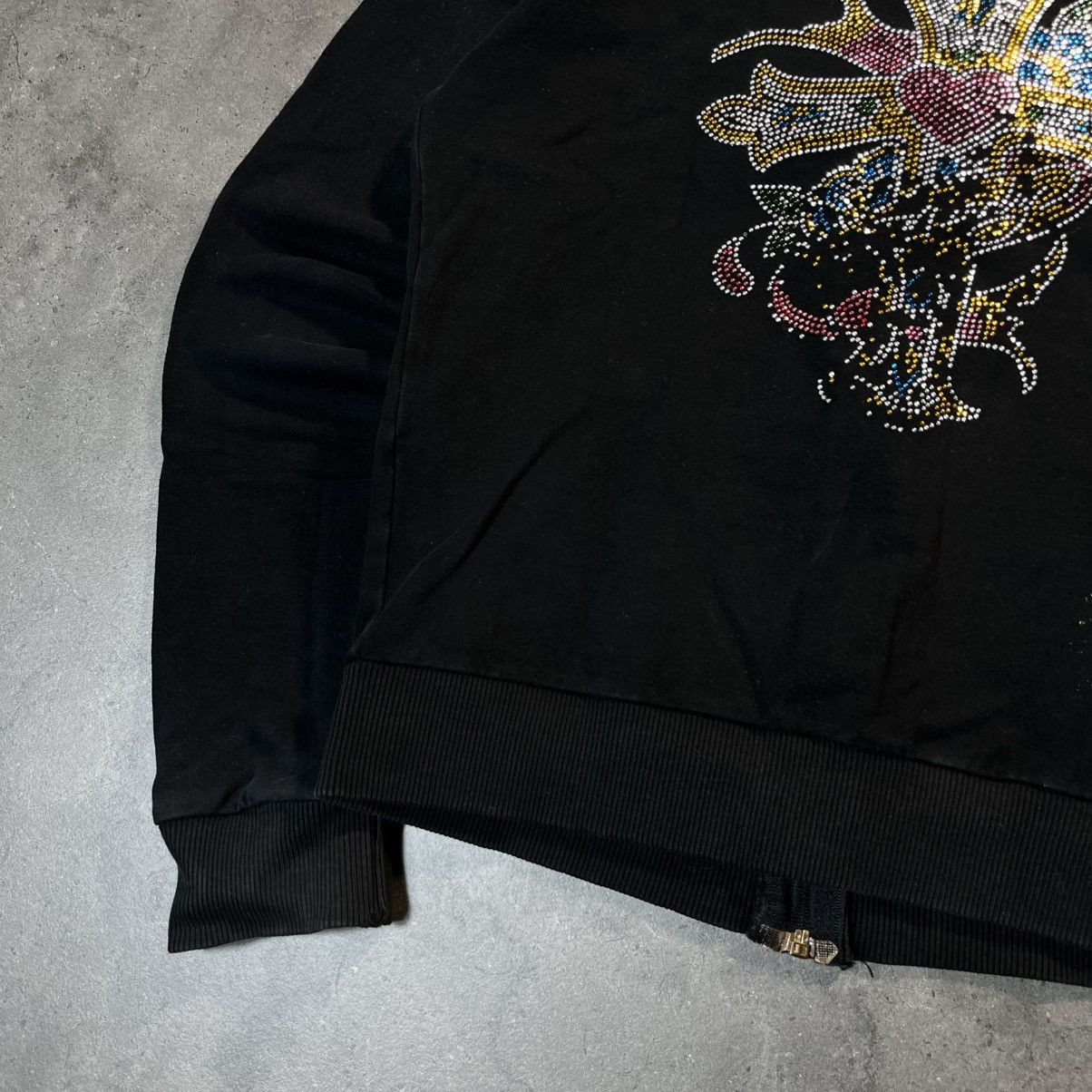 Ed Hardy Vintage Y2K Ed Hardy Cross Big Logo Zip Sweatshirt Drip Size US S / EU 44-46 / 1 - 5 Thumbnail
