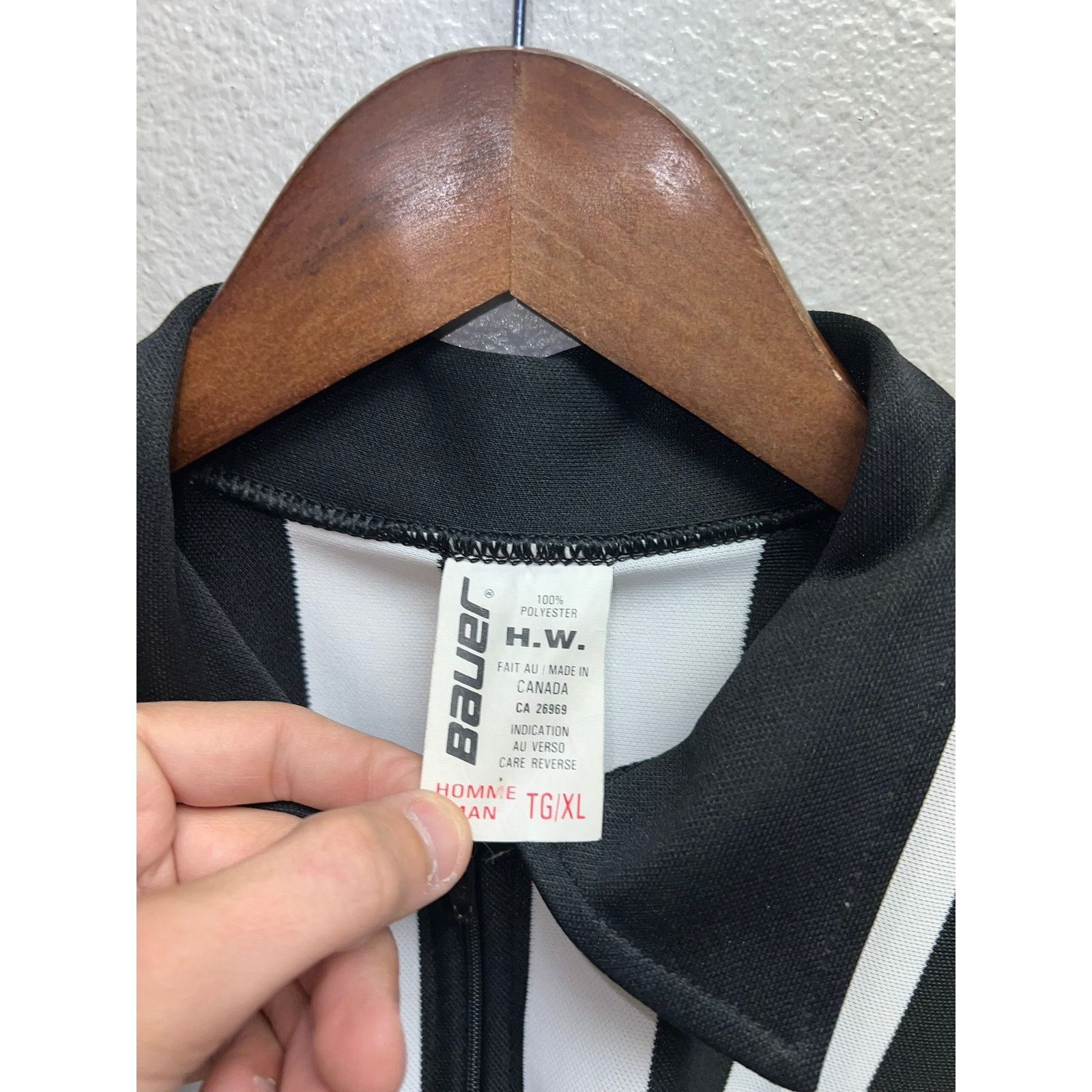 Vintage Vintage USA Hockey Referee Jersey Official 98 90s VTG XL Size US XL / EU 56 / 4 - 8 Thumbnail