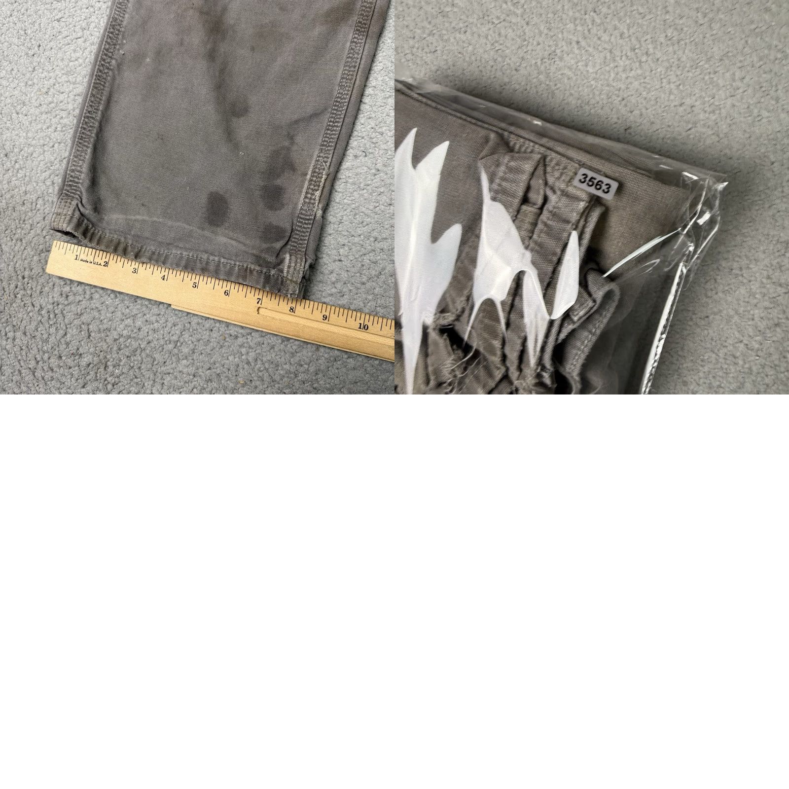Carhartt Carhartt Pants Mens 33x32 Gray Relaxed Fit Carpenter Size US 33 - 10 Thumbnail
