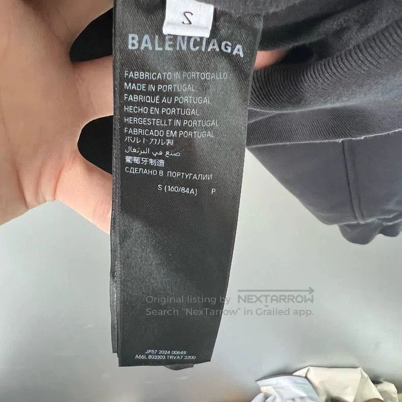 Balenciaga Balenciaga 24FW Reversed Logo Zip Hoodie. Size US XXS / EU 40 - 5 Thumbnail