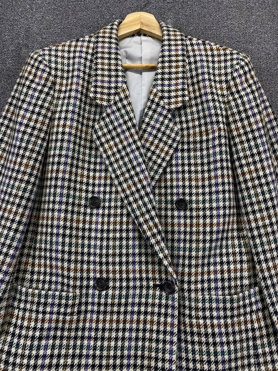 Burberry × Vintage Vintage Burberry Rare Wool Blazer Coat Jacket Size US M / EU 48-50 / 2 - 5 Thumbnail