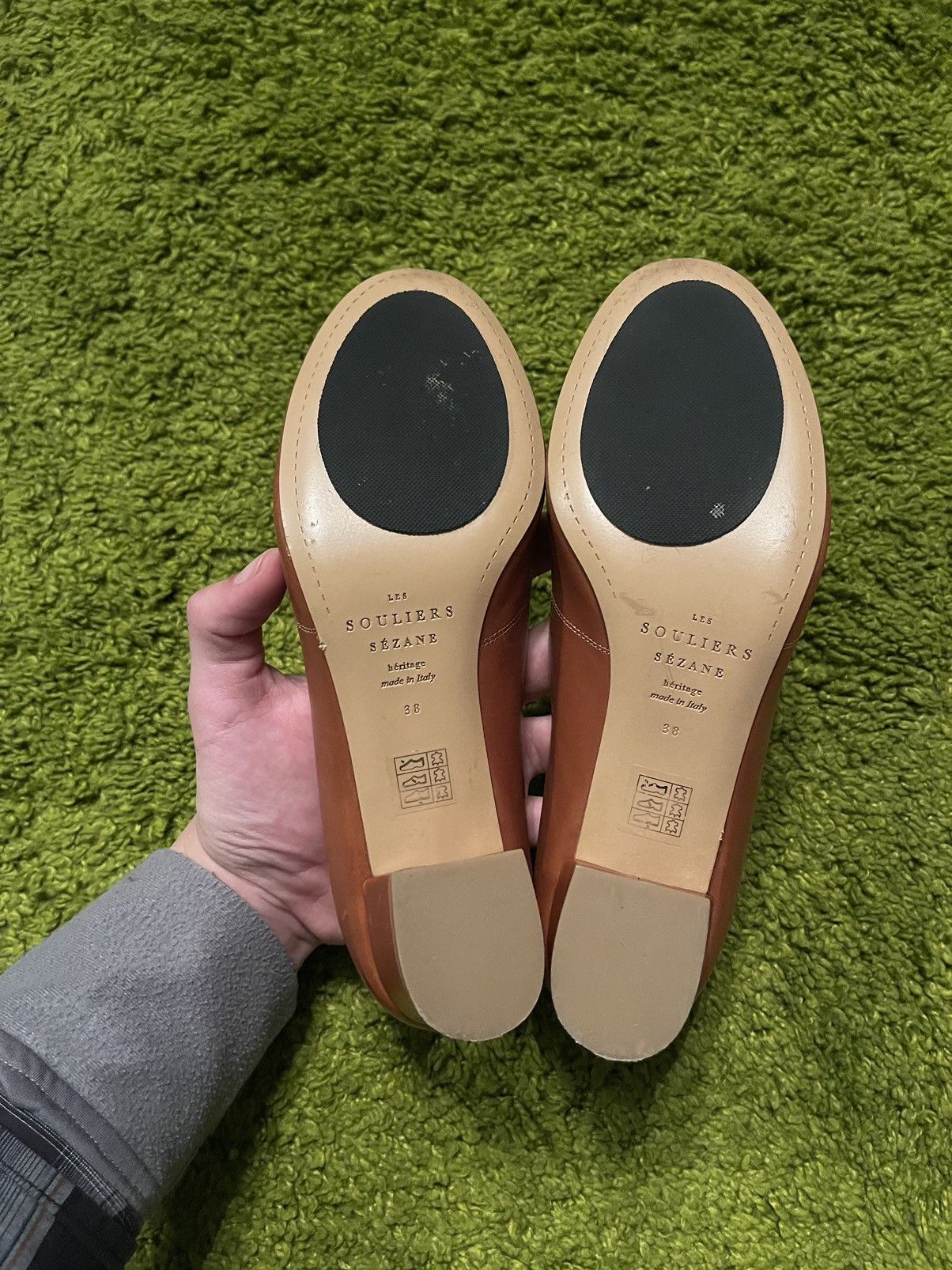 Designer × Sezane Sezane real leather heels shoes Size US 7 / IT 37 - 7 Thumbnail
