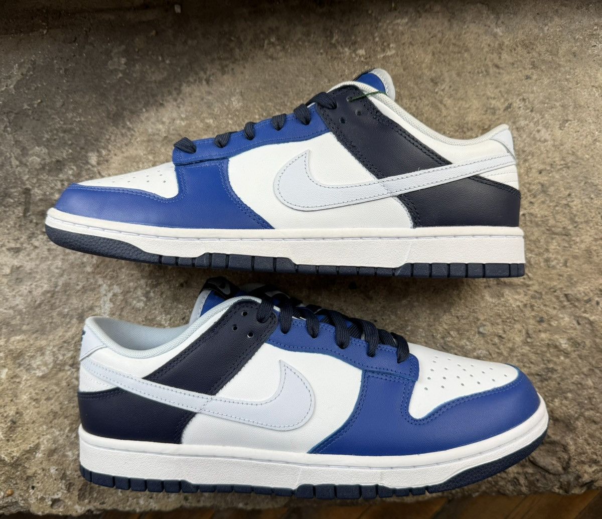 Nike Nike Dunk Low “Game Royal Navy” Size US 11 / EU 44 - 7 Thumbnail