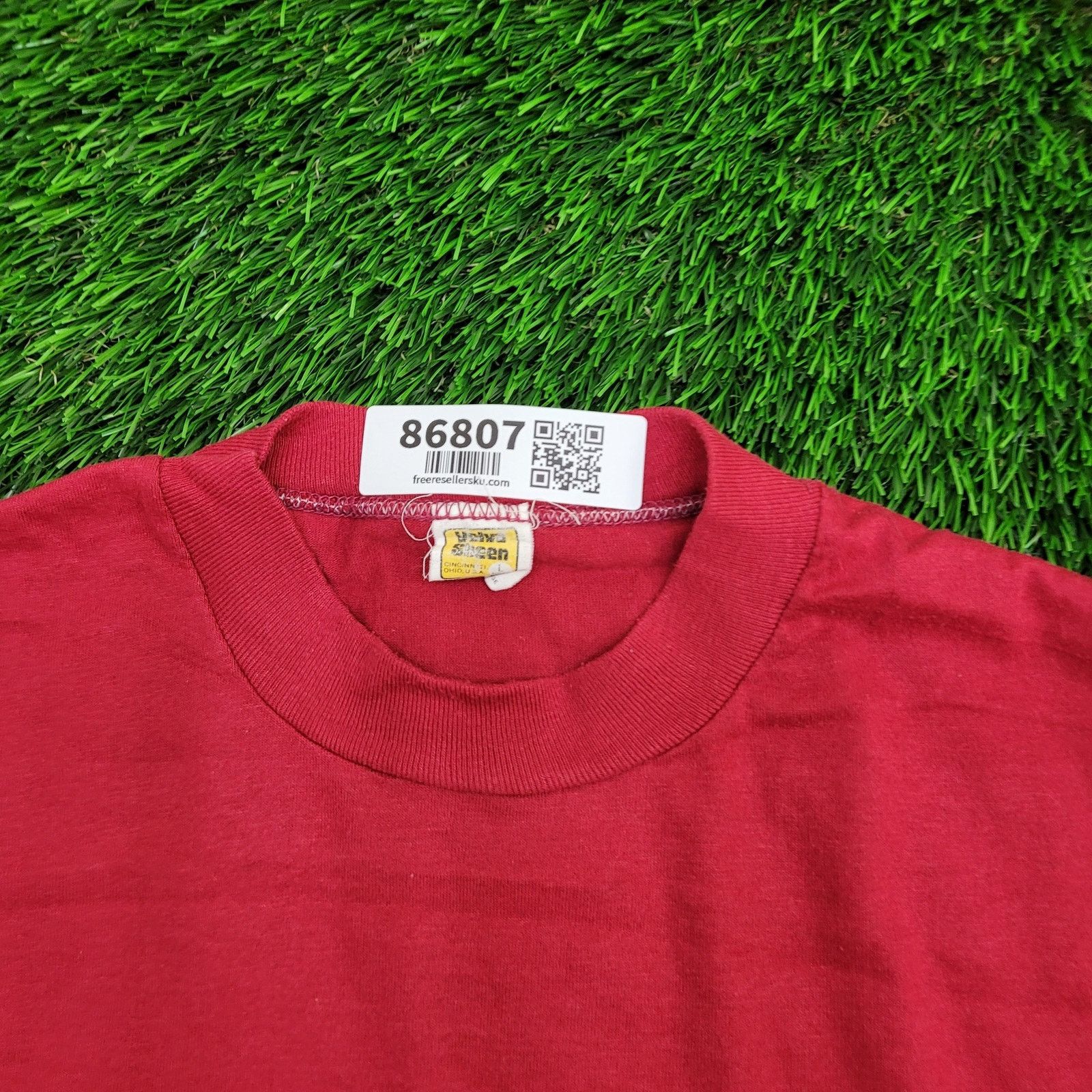 Velva Sheen VTG 70s Rainbow Stripe Beer Dad T-Shirt Medium Velva Sheen Size US M / EU 48-50 / 2 - 2 Thumbnail