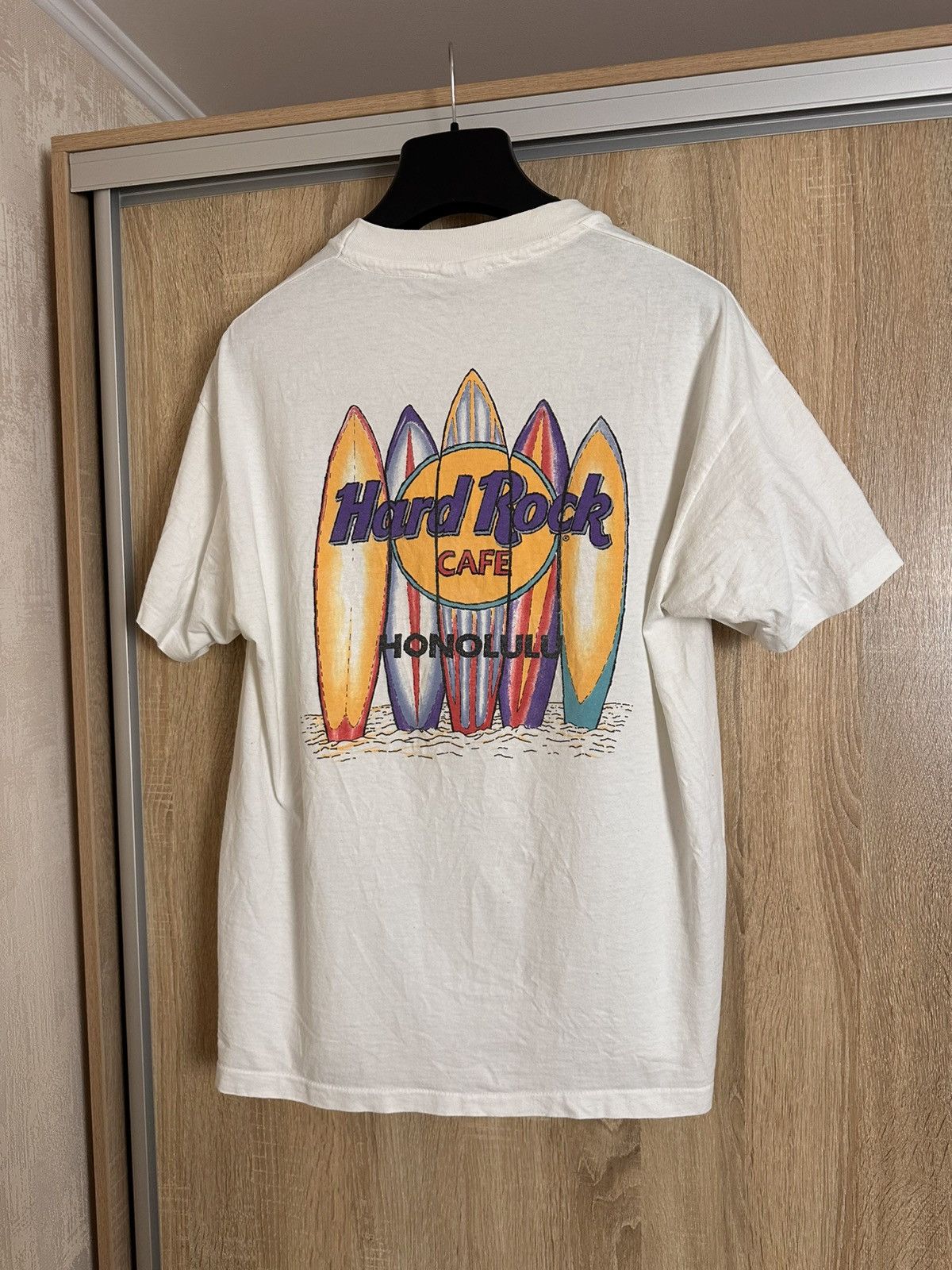 Hard Rock Cafe 🔥 Hard Rock Cafe Honolulu Vintage Faded T Shirt USA Rare Size US XL / EU 56 / 4 - 1 Thumbnail