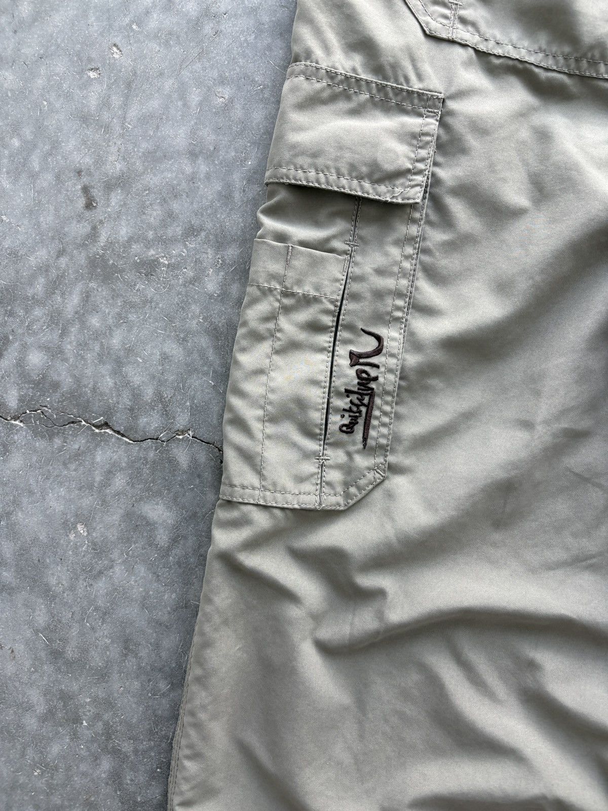 Quiksilver Vintage Y2K Quiksilver Baggy Cargo Pants Parachute Size US 40 / EU 56 - 3 Thumbnail