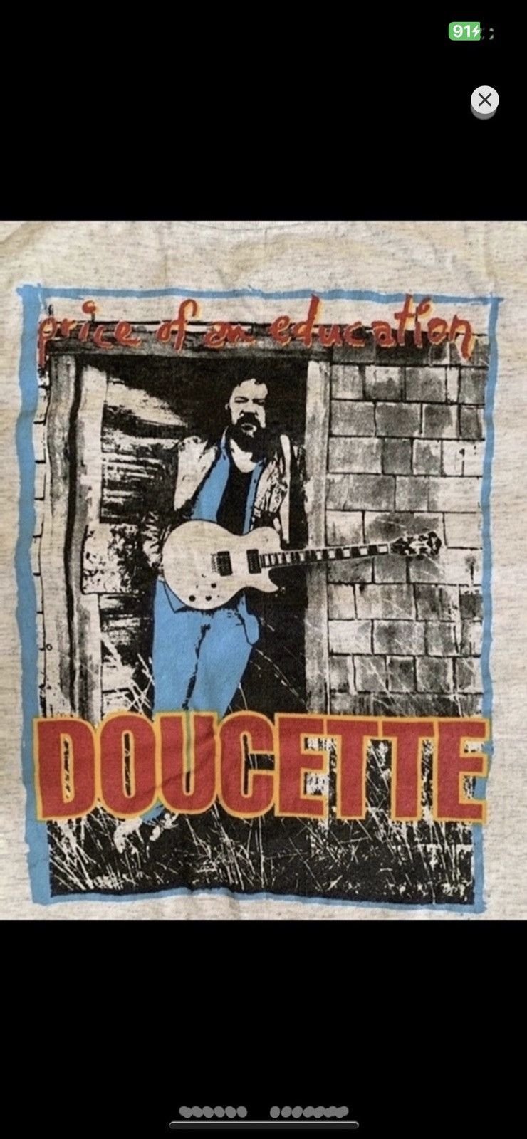 Vintage ***FINAL DROP***RARE 90s DOUCETTE “PRICEOFEDUCATION” shirt L Size US L / EU 52-54 / 3 - 2 Thumbnail