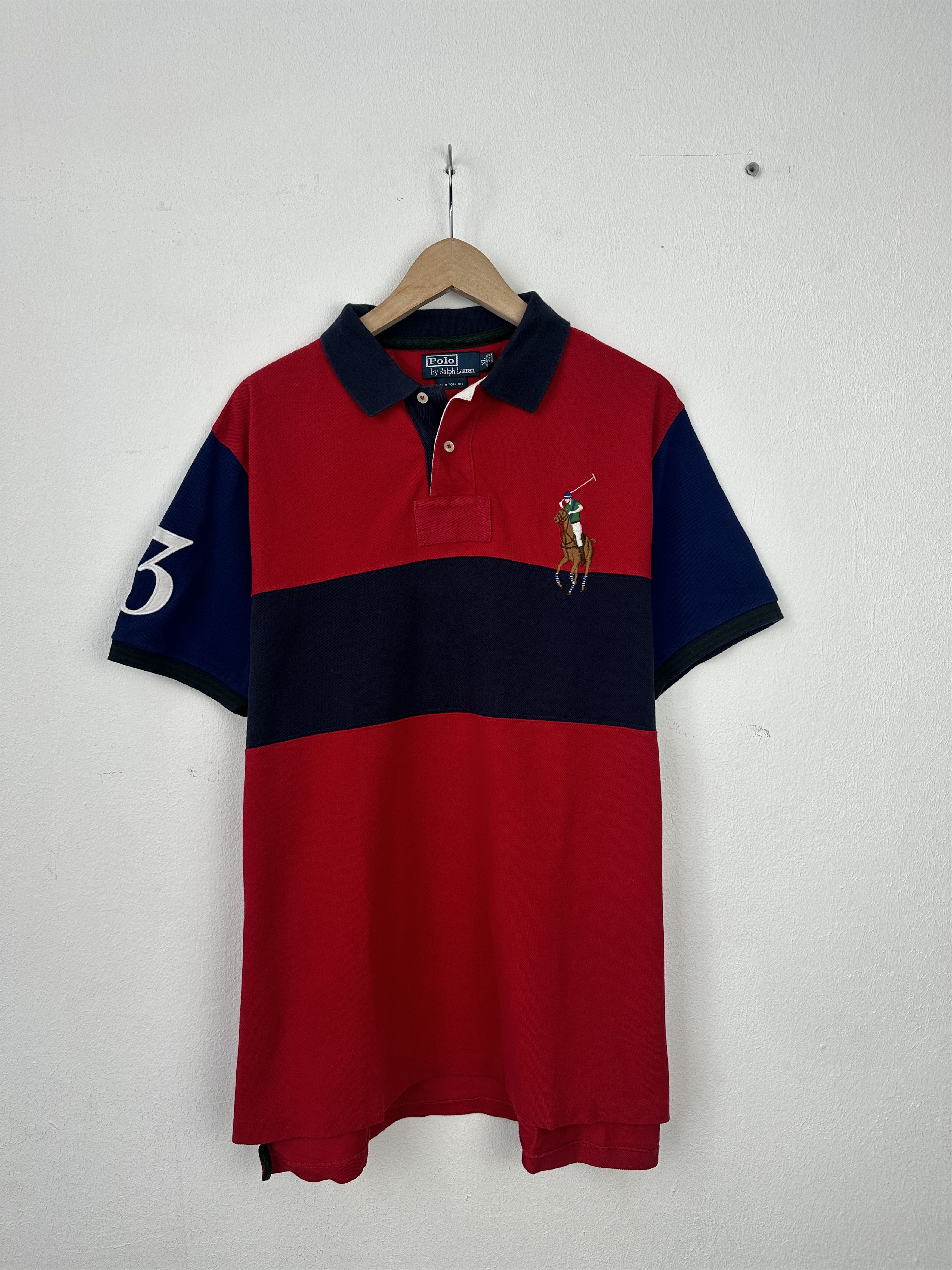 Polo Ralph Lauren × Ralph Lauren × Vintage Polo ralph lauren t-shirt polo rubgy 3 Size US XL / EU 56 / 4 - 2 Thumbnail