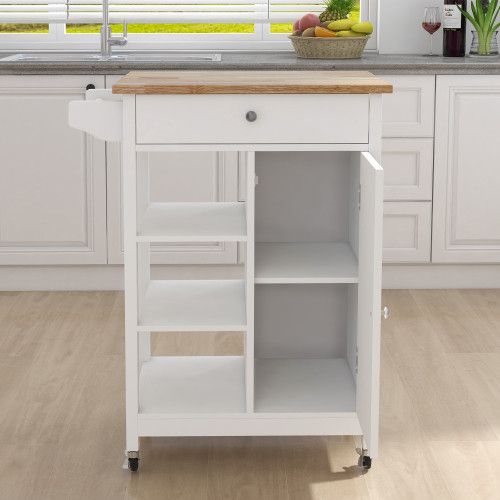 Designer × Homemade Kitchen island rolling trolley cart with Adjustable Shelves Size US L / EU 52-54 / 3 - 3 Thumbnail
