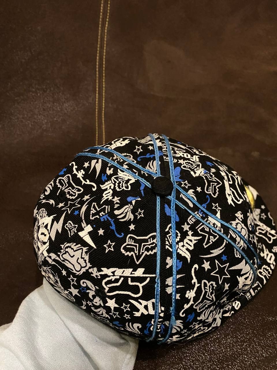 Fox Racing New Era Y2K print streetwear Hats big logo Fox Size ONE SIZE - 7 Thumbnail