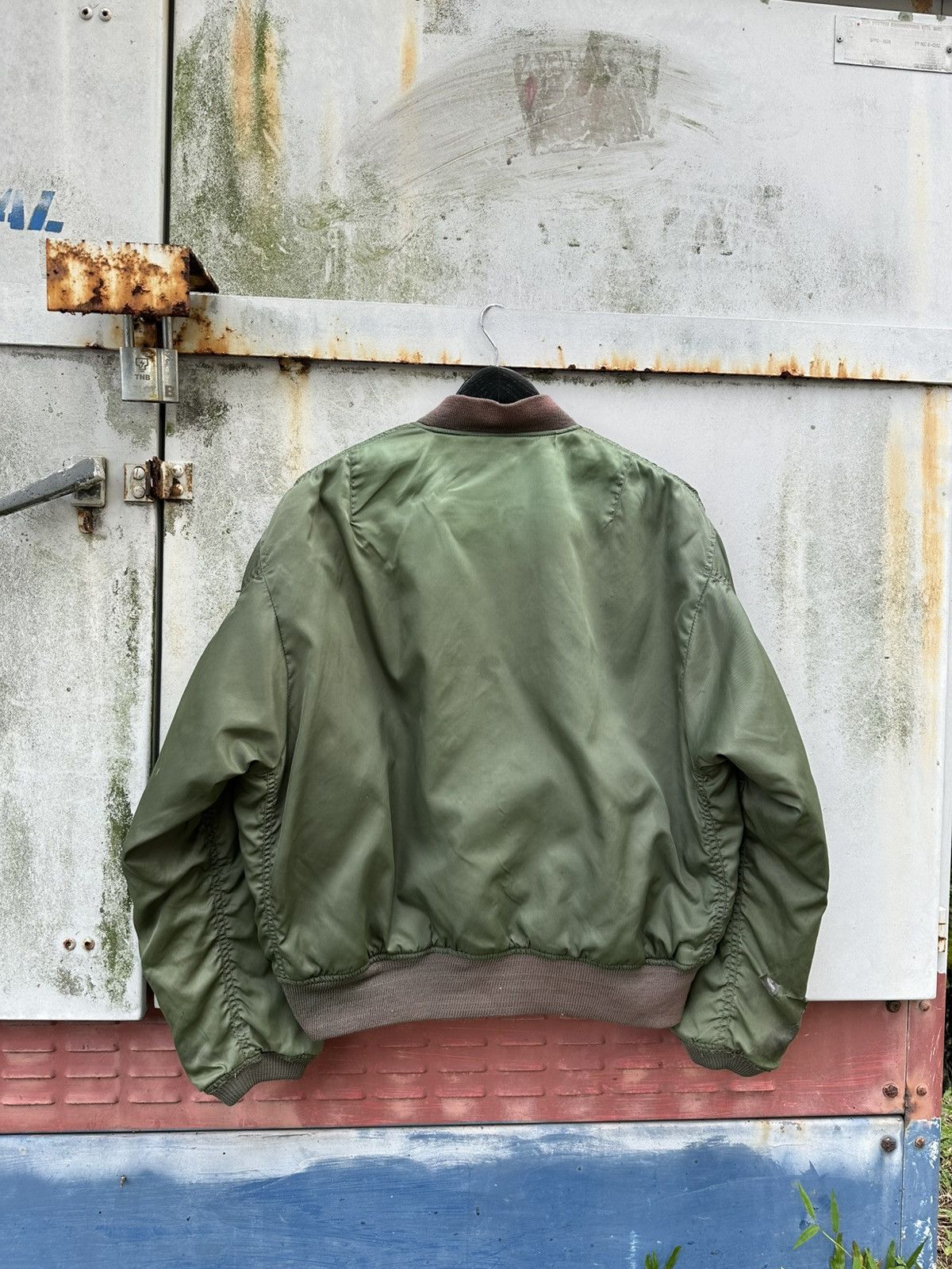 Vintage 🪖Vintage THRASHED MA-1 Man Intermediate Bomber Jacket Size US M / EU 48-50 / 2 - 8 Thumbnail