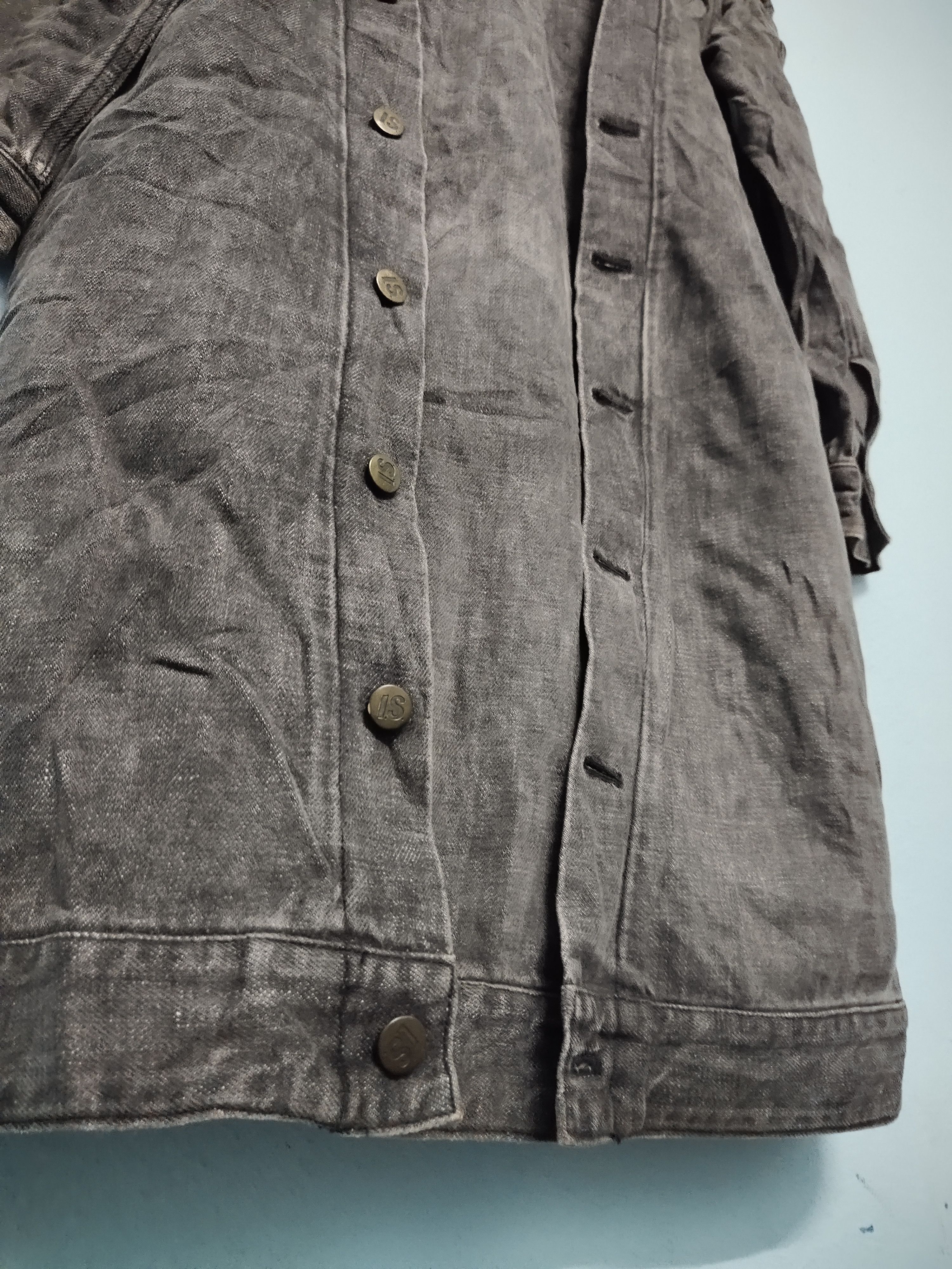 Issey Miyake 80’s Issey Miyake I.S Issey Sport Denim Long Jacket Size M / US 6-8 / IT 42-44 - 9 Thumbnail