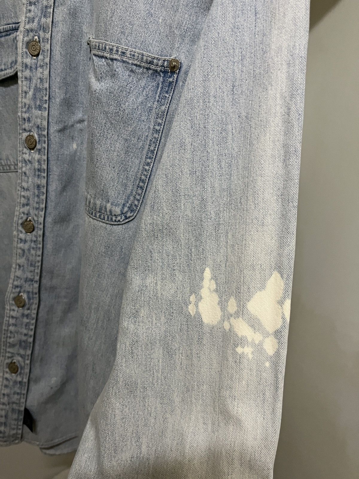 RRL Ralph Lauren RRL Ralph Lauren Denim Shirt Size US L / EU 52-54 / 3 - 17 Thumbnail