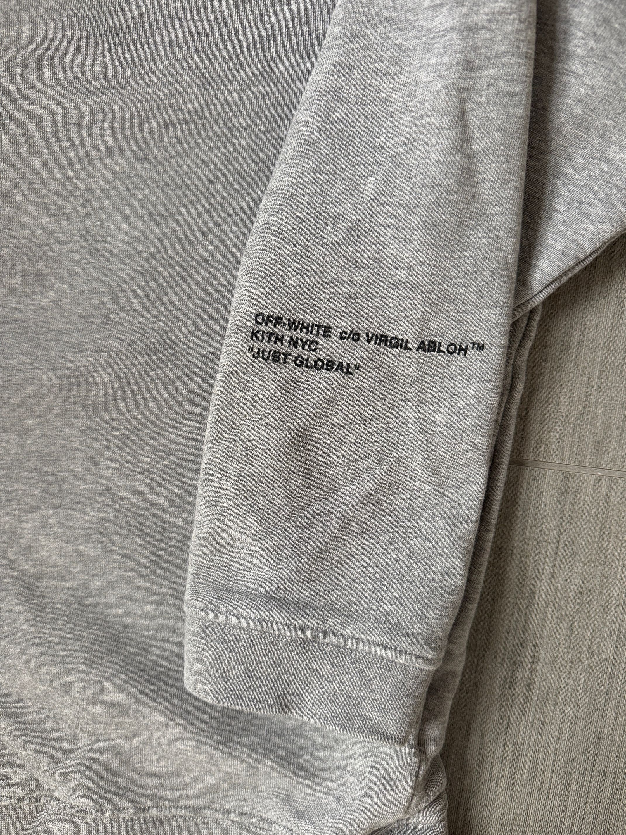 Off-White Men's Off-white Just Global Crewneck Sweatshirt Size US S / EU 44-46 / 1 - 5 Thumbnail