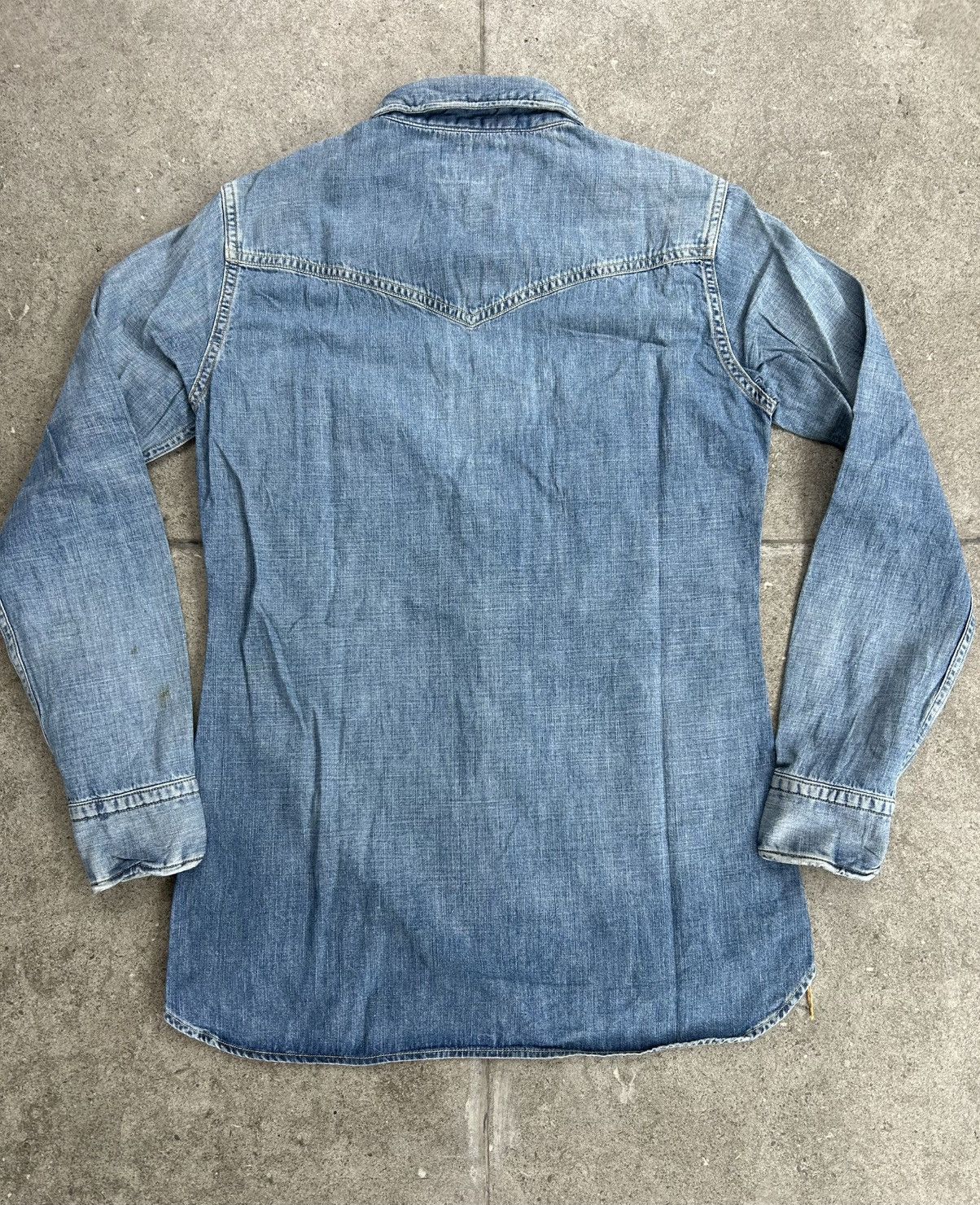 Hysteric Glamour Hysteric Glamour Denim Western Shirt Size S / US 4 / IT 40 - 6 Thumbnail