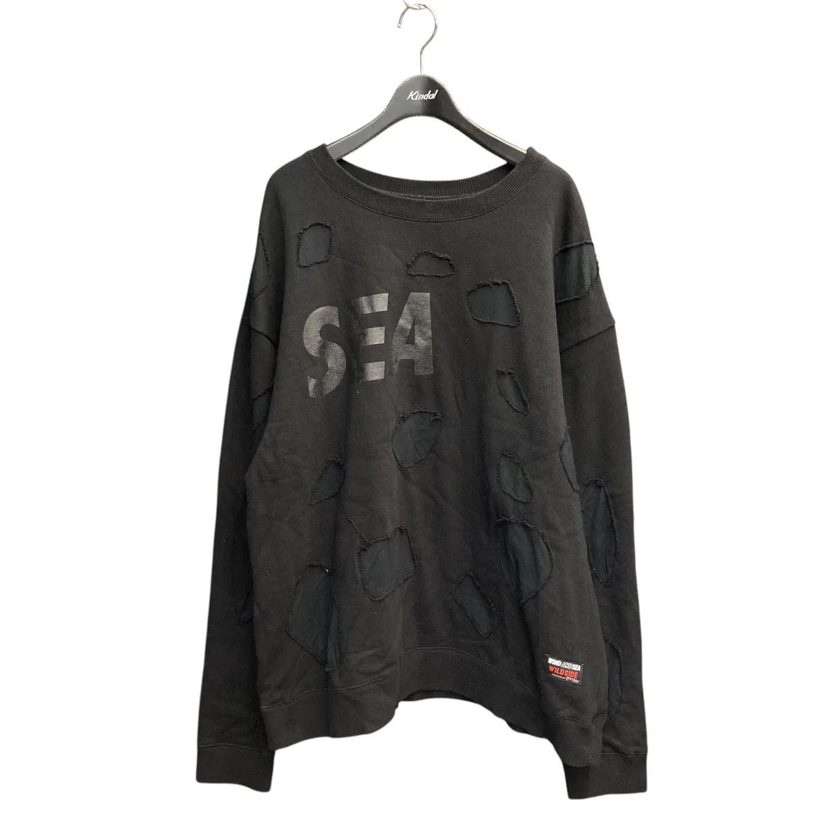 Yohji Yamamoto Yohji Yamamoto WIND AND SEA 22SSDamage Cutting Sweat Shirt Size US XXL / EU 58 / 5 - 1 Thumbnail