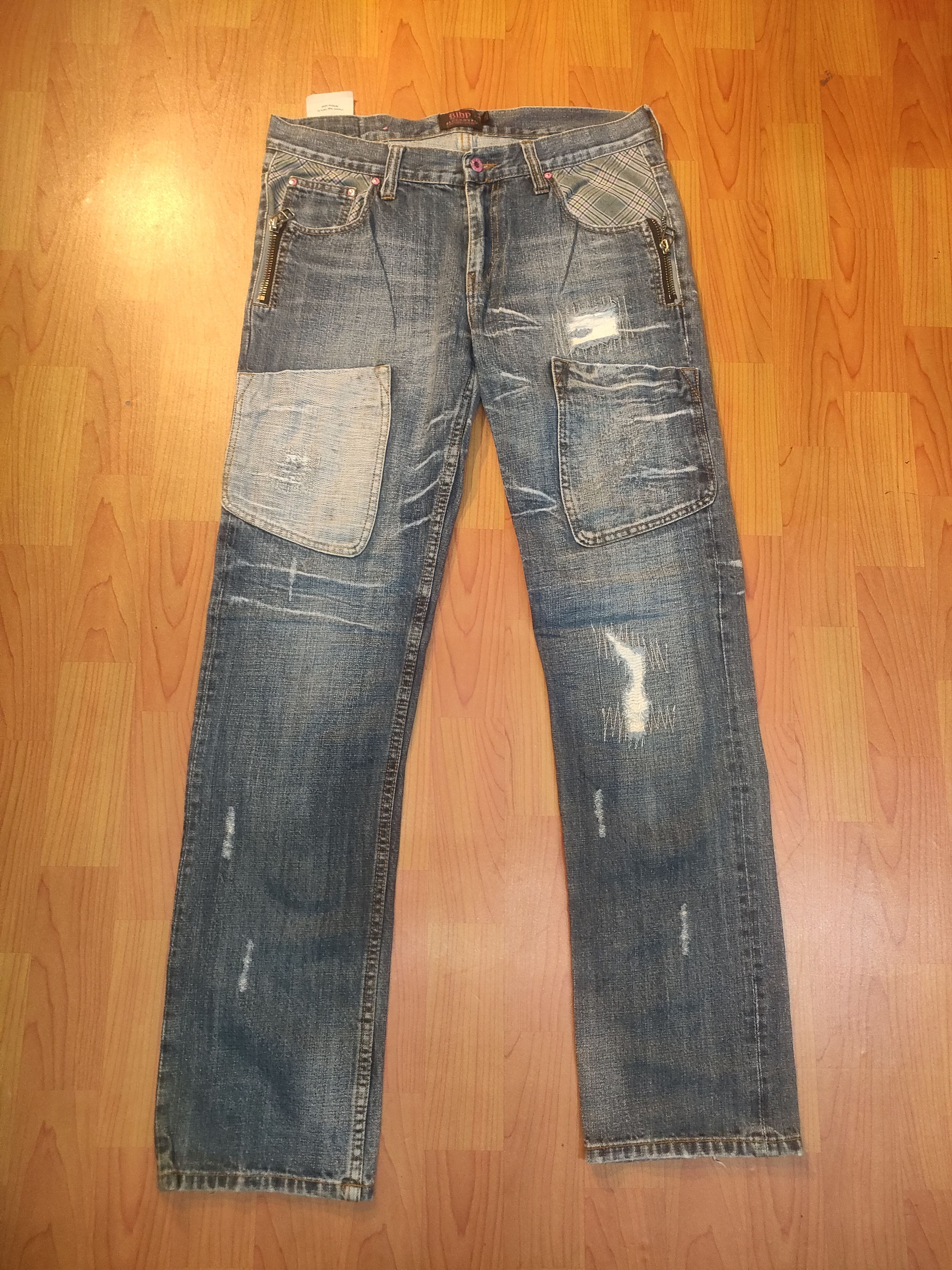 Japanese Brand BLHP Blood Hype Distressed Jeans Size US 34 / EU 50 - 1 Thumbnail