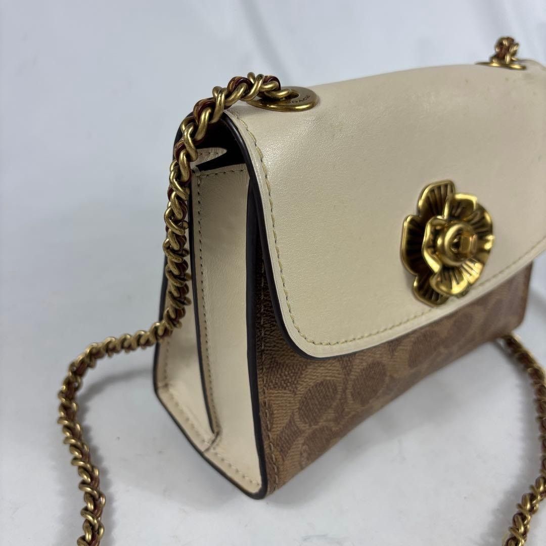 Coach Coach Parker 18 Colorblock Signature Canvas Chain Bag Size ONE SIZE - 8 Thumbnail