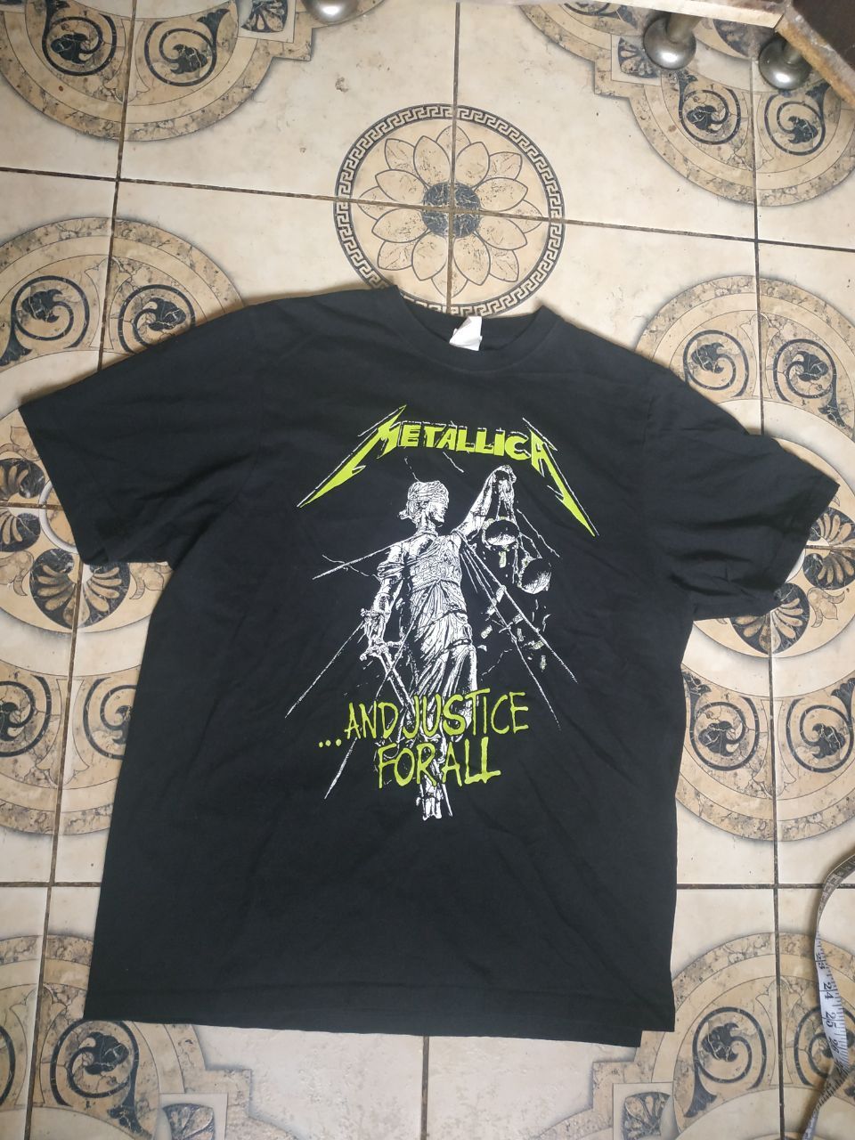 Vintage Metallica And Justice For All T-Shirt L Double Sided Track Size US L / EU 52-54 / 3 - 1 Thumbnail