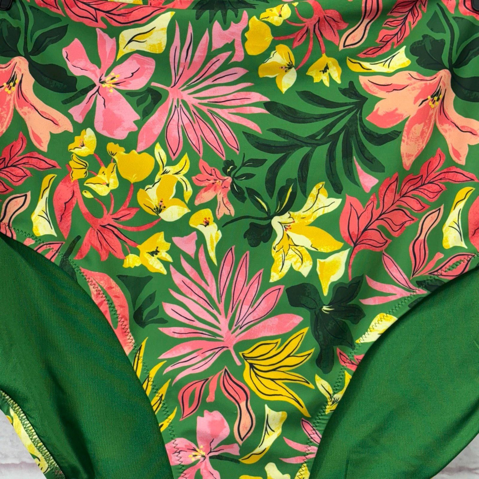 Old Navy Old Navy Women's Floral High-Waisted Swim Bottoms 3X NWT Size ONE SIZE - 3 Thumbnail