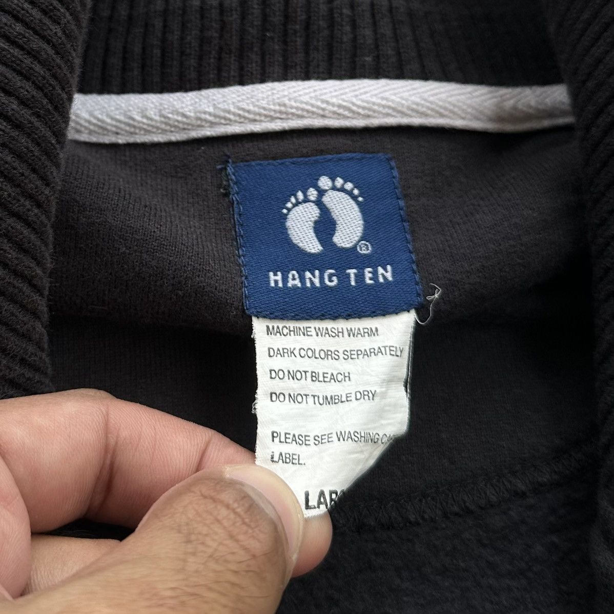 Hang Ten VINTAGE HANG TEN ZIPPER SWEATER SMALL LOGO Size US L / EU 52-54 / 3 - 9 Thumbnail