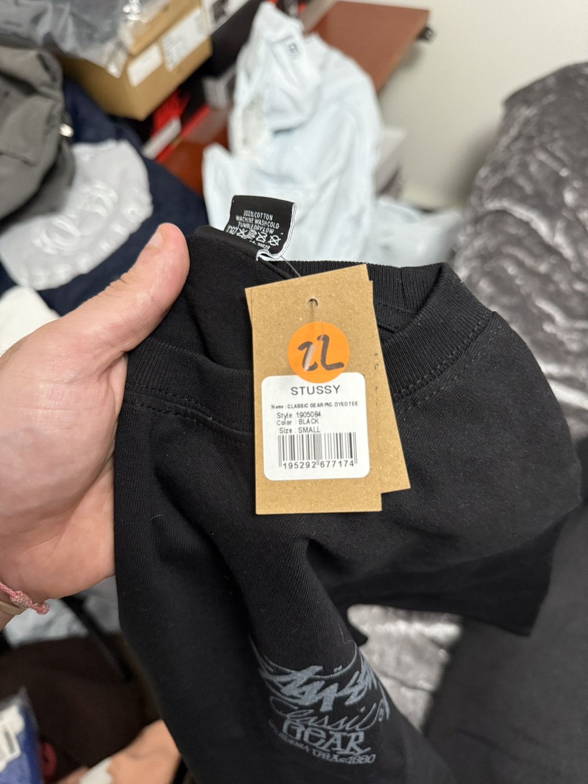 Stussy Stussy Classic Gear Pig. Dyed Tee Size US S / EU 44-46 / 1 - 4 Thumbnail