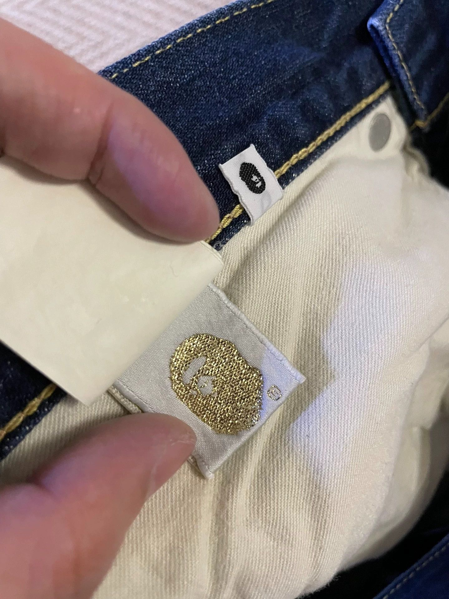 Bape BAPE Camo Patch Washed Destroyed Jeans Size S Size US 30 / EU 46 - 9 Thumbnail