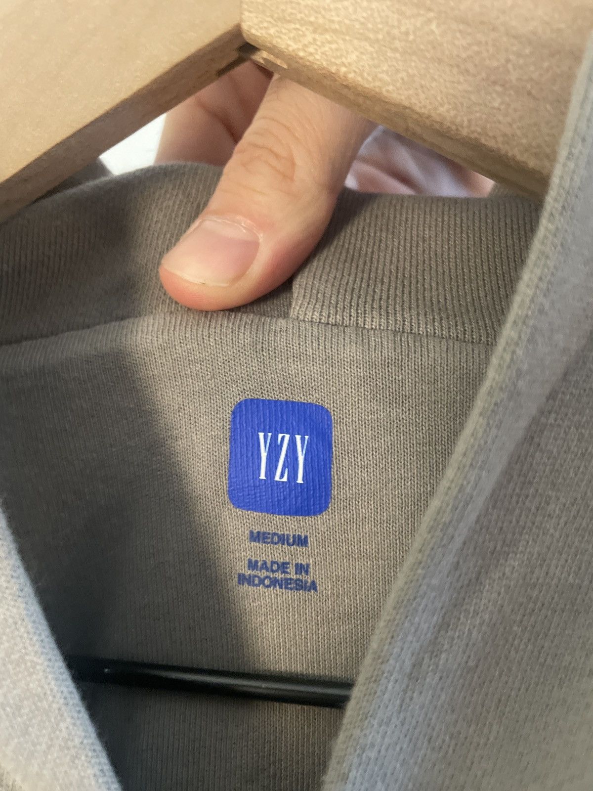 Gap × Yeezy Yeezy Gap Grey Zip Hoodie Size US M / EU 48-50 / 2 - 3 Thumbnail