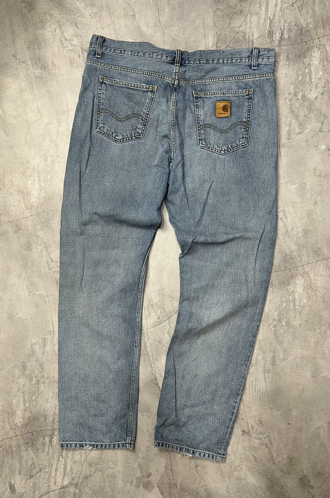 Carhartt × Carhartt Wip × Vintage Y2K Carhartt Style Baggy Carpenter Skater Utility Pants Size US 36 / EU 52 - 1 Thumbnail
