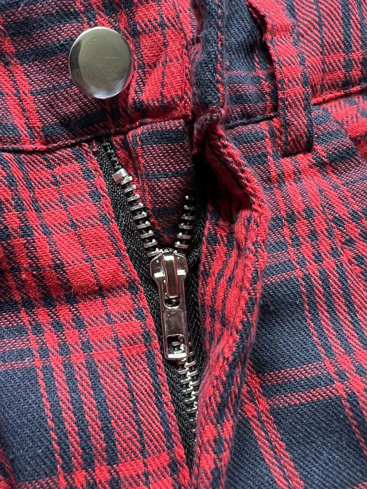 Japanese Brand Unknown Tartan Punk Bondage Pants Size US 27 - 14 Thumbnail