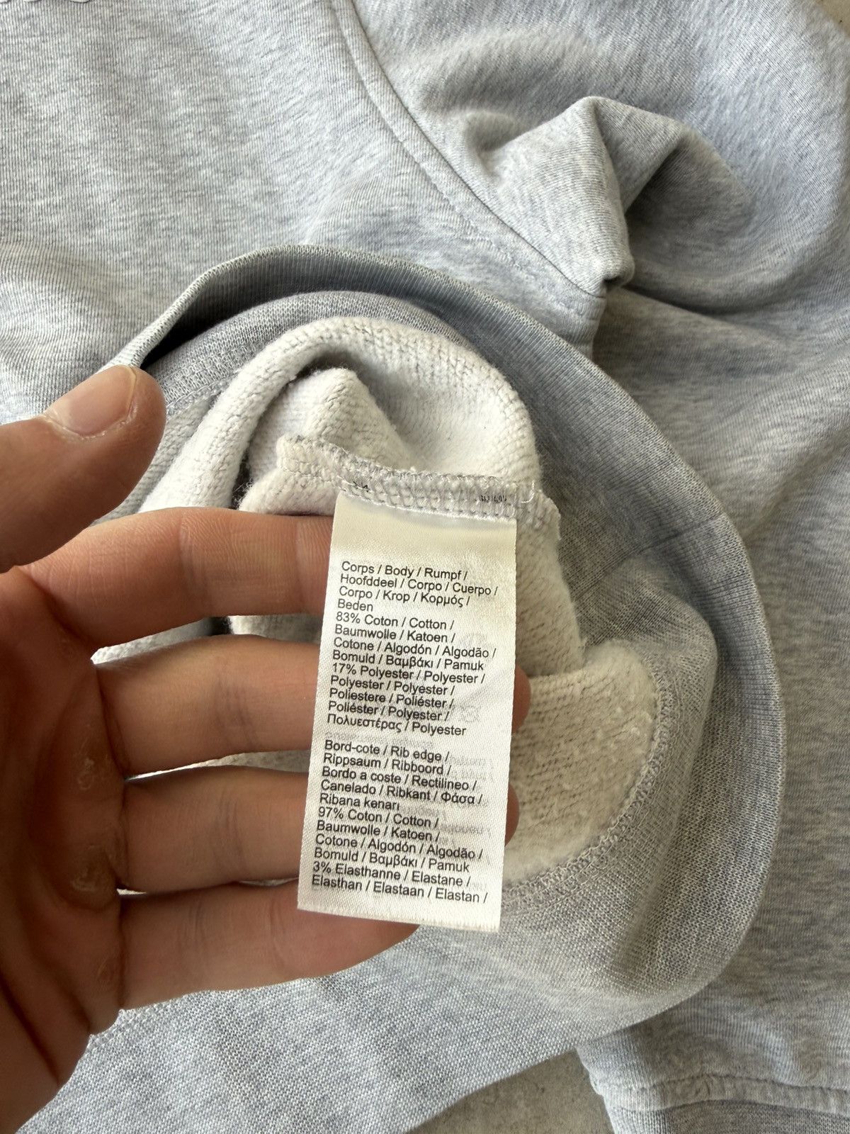 Lacoste Lacoste Sport Logo Sweater – Grey Size US L / EU 52-54 / 3 - 6 Thumbnail