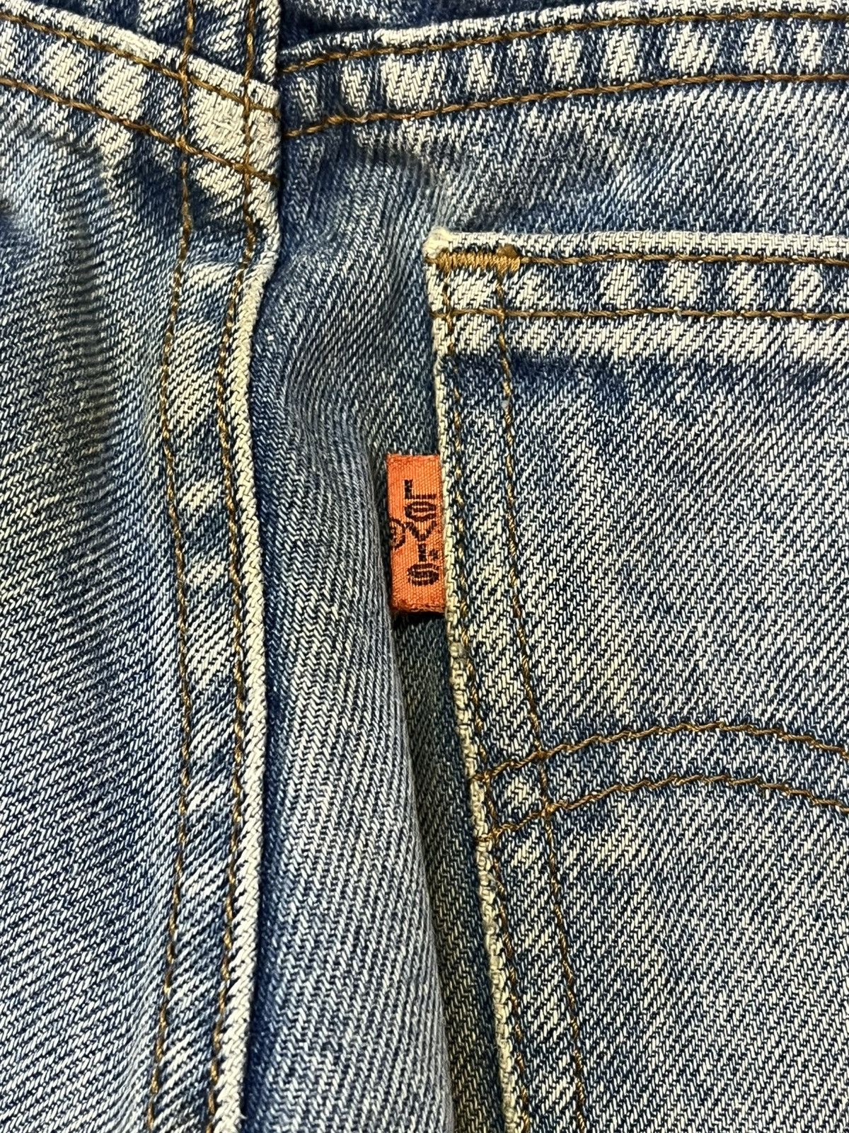 Levi's × Levi's Vintage Clothing Vintage Levi’s 201 Orange Tab Mudwash Distressed Denim Size US 27 - 10 Thumbnail
