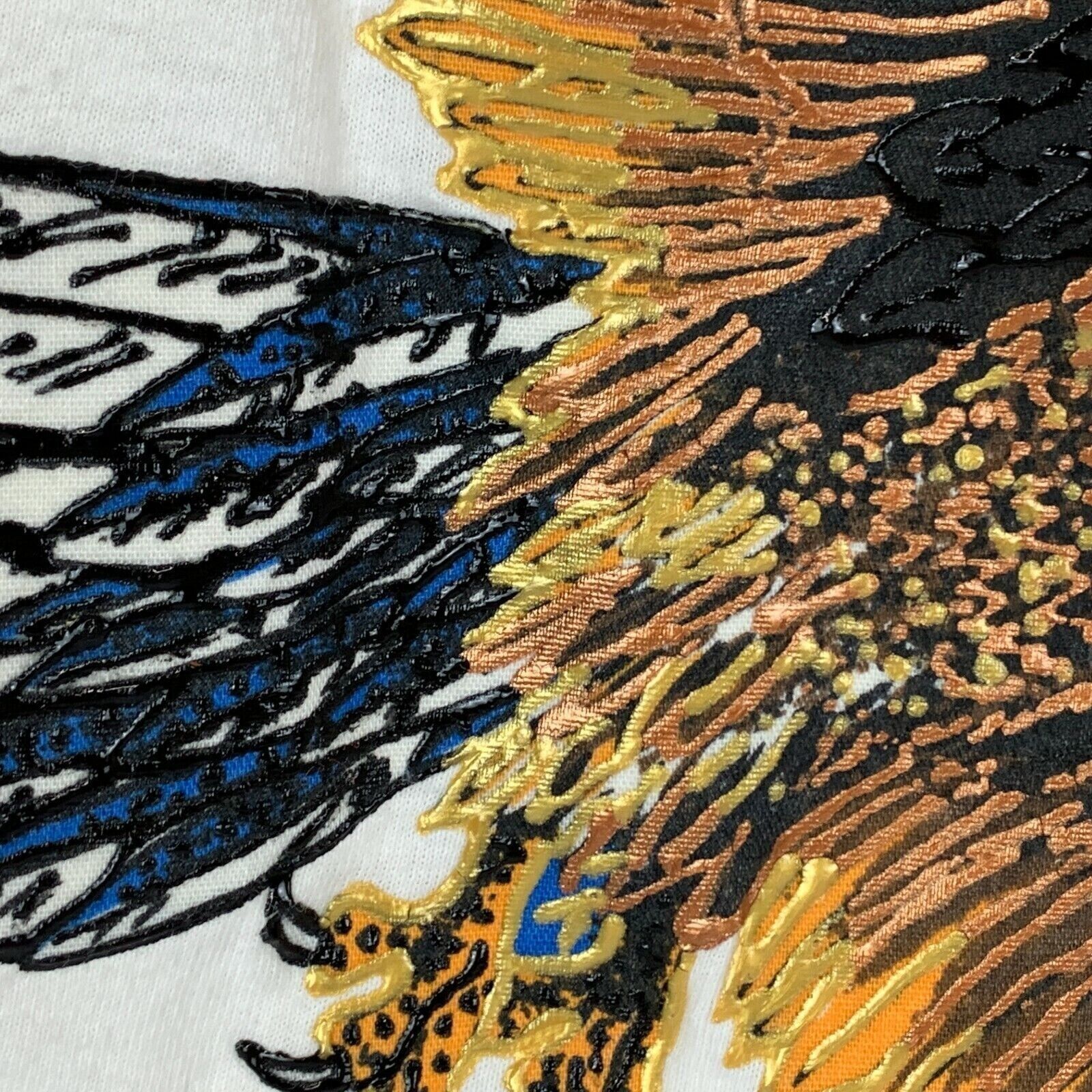Fruit Of The Loom Vintage Harley Davidson Hand Painted T Shirt M Medium Size US M / EU 48-50 / 2 - 5 Thumbnail
