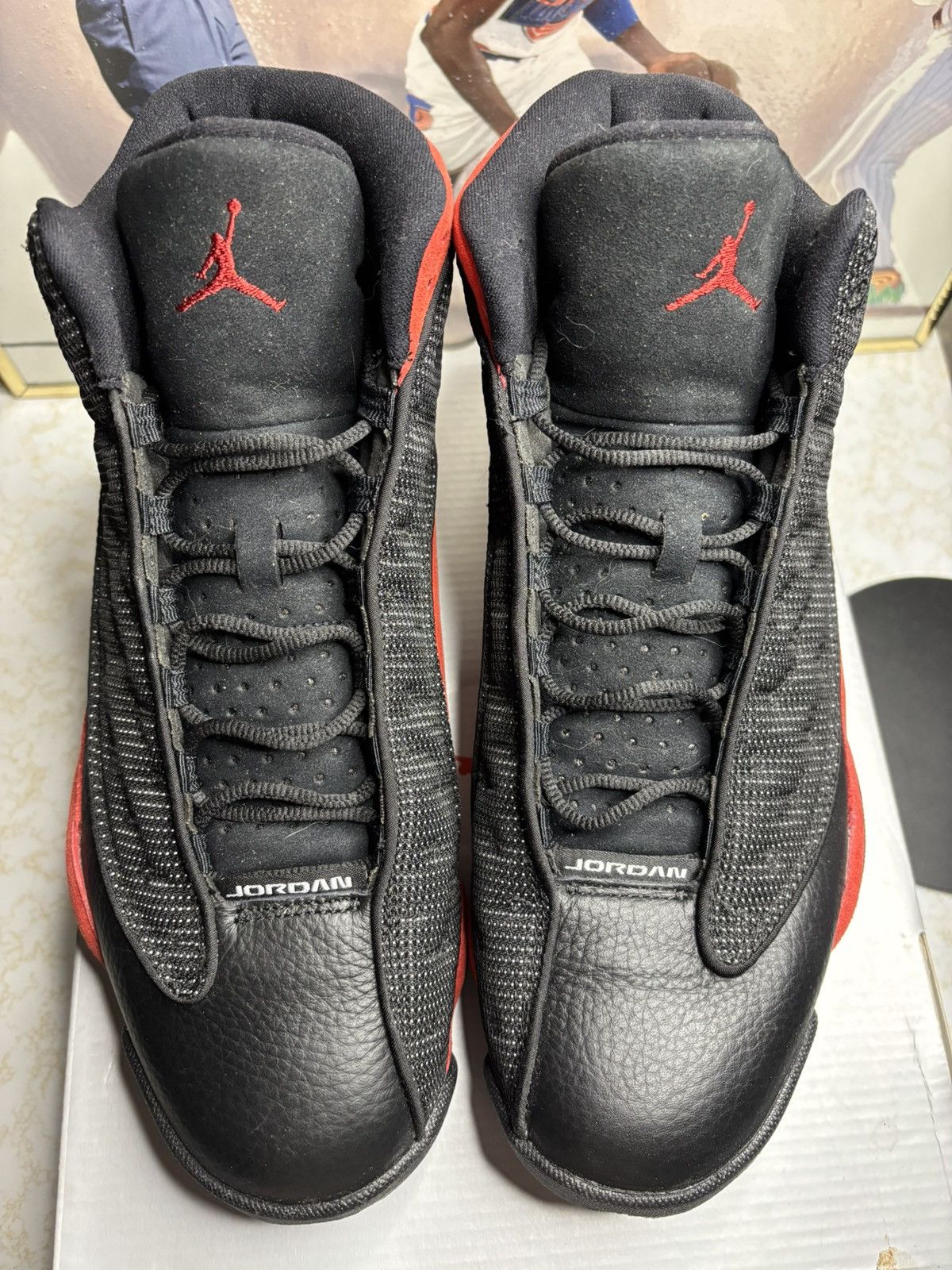 Jordan Brand Air Jordan 13 Retro 2017 Bred 2017 Size US 12 / EU 45 - 2 Thumbnail