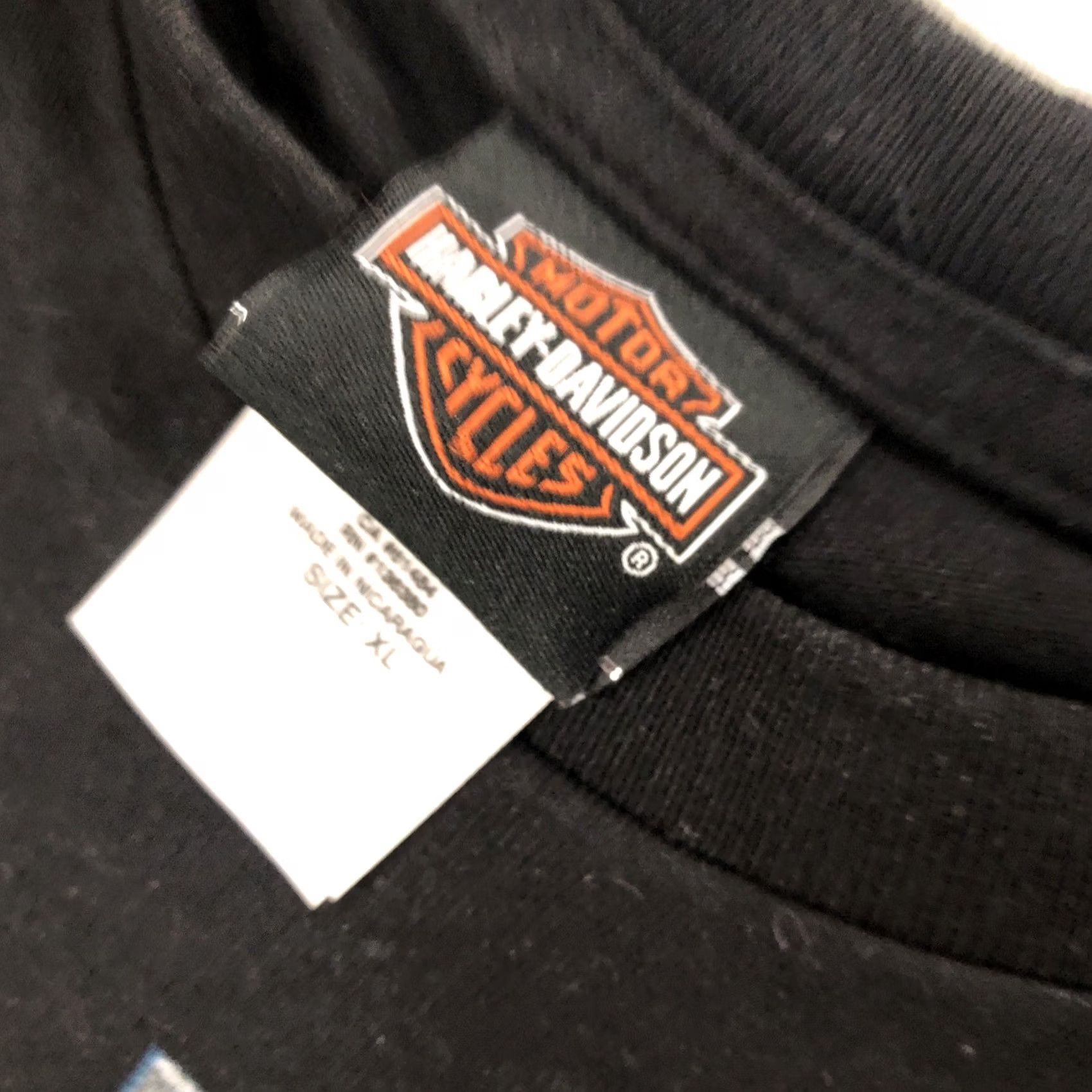Harley Davidson VINTAGE Harley-Davidson T-Shirt XL Black Motorcycle Graphic Print Men Size US XL / EU 56 / 4 - 6 Thumbnail