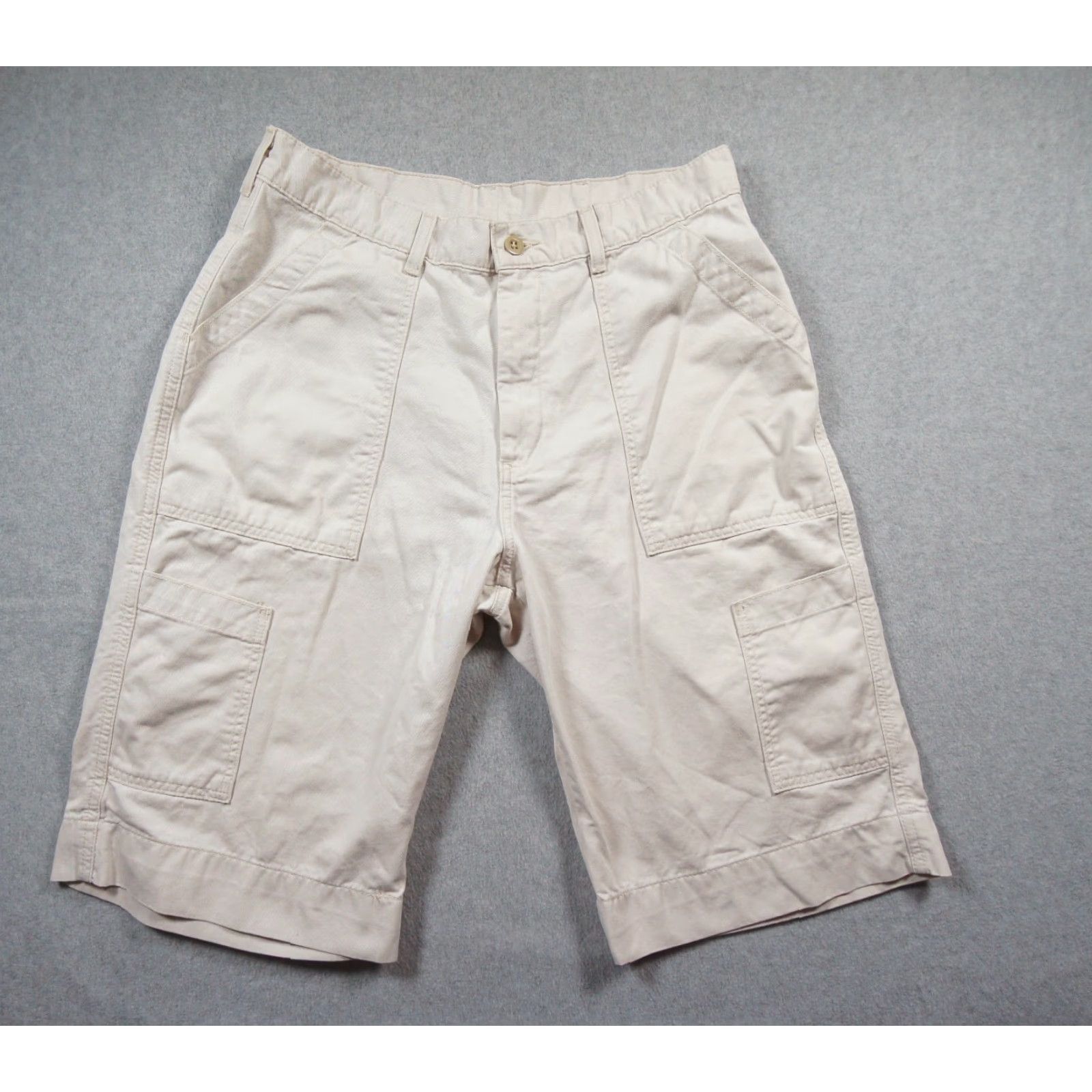 Polo Ralph Lauren VINTAGE Polo Jeans Ralph Lauren Shorts Mens 32 Beige Cargo Field Utility Y2K Size US XS / EU 42 / 0 - 4 Thumbnail