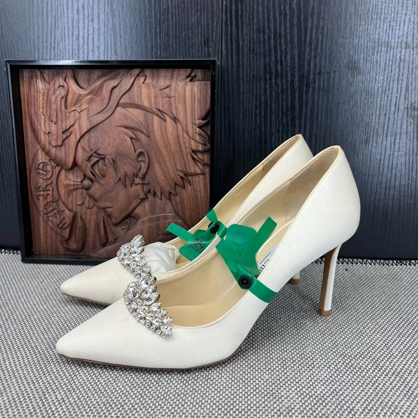 Jimmy Choo Jimmy Choo ROMY Crystal Tiara Worn 1x 38.5 Size US 8 / IT 38 - 1 Thumbnail