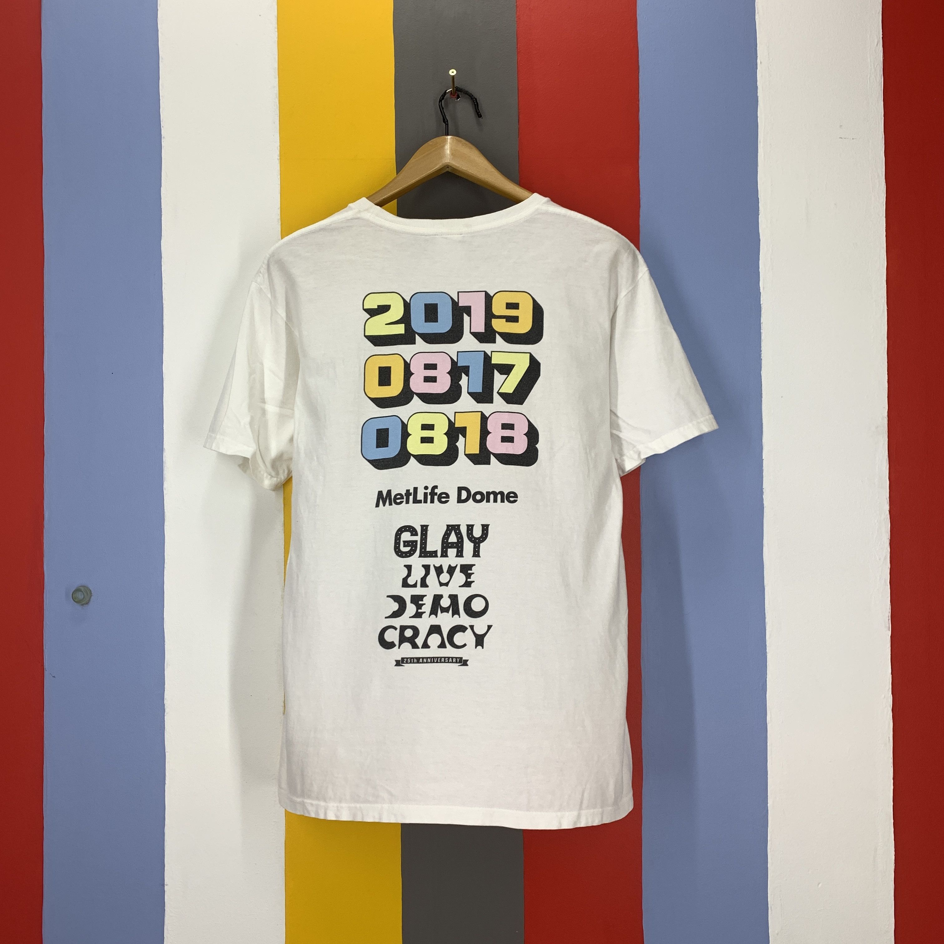 Band Tees GLAY Live Democracy Japan Rock Band T Shirt #1789/07 Size US M / EU 48-50 / 2 - 9 Thumbnail