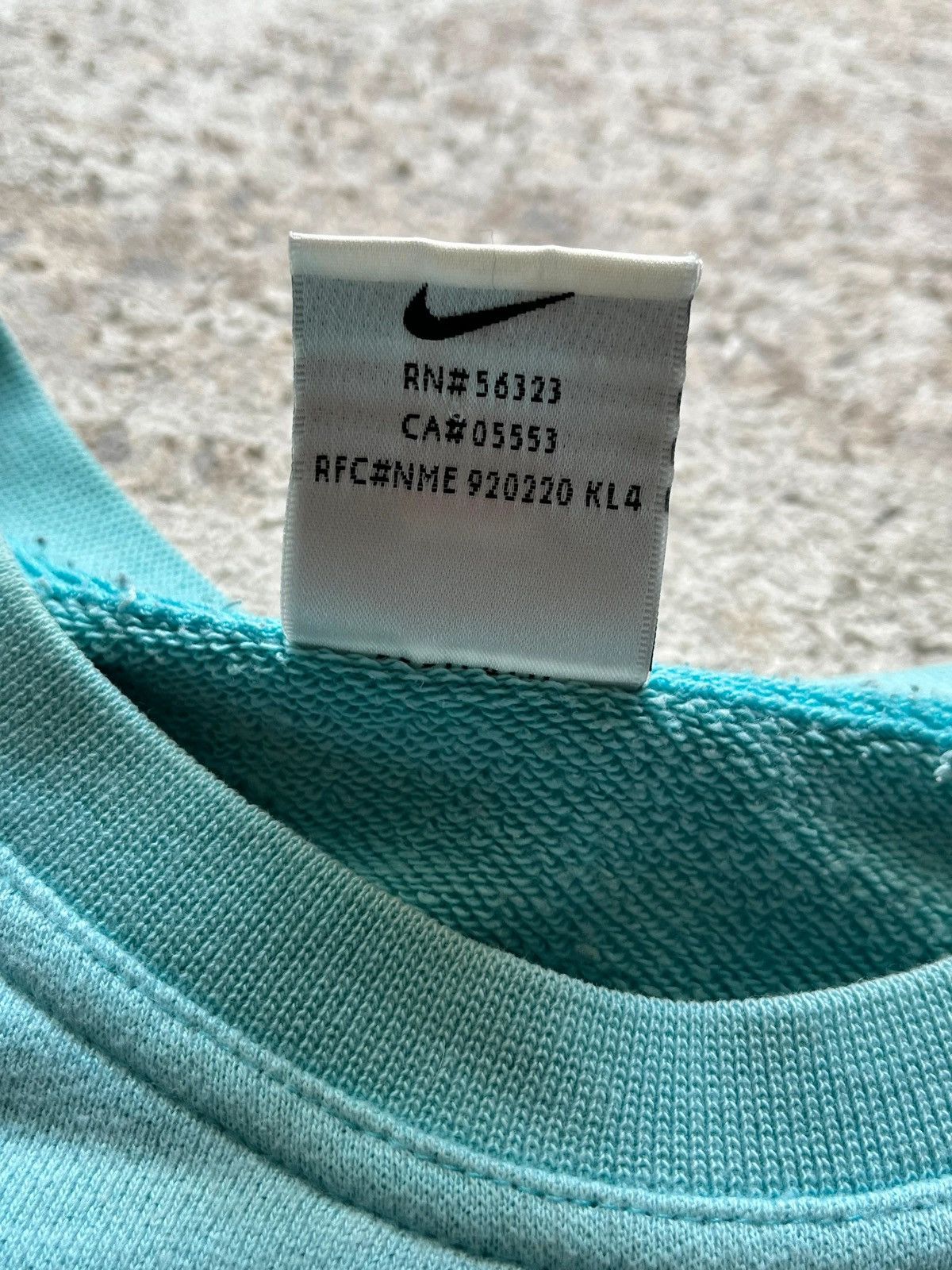 Nike OG Nike Vintage Swoosh Baby Blue Sz S - XS Women’s 1998 Size XS / US 0-2 / IT 36-38 - 4 Thumbnail