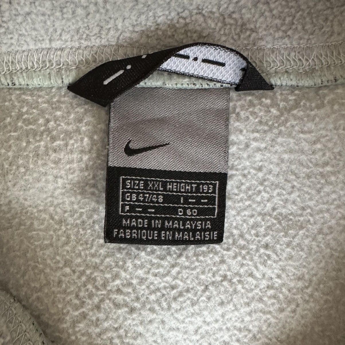 Nike Vintage retro 2000’s Nike Fleece Double Zip Up Sweatshirt Size US XXL / EU 58 / 5 - 9 Thumbnail