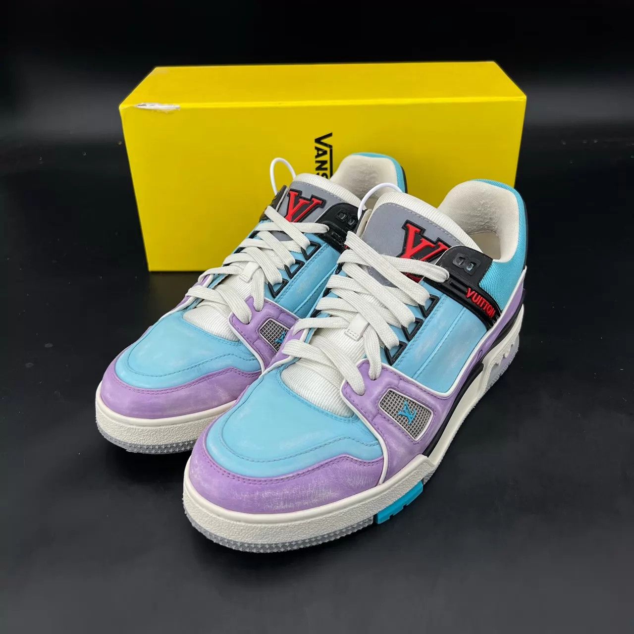 Louis Vuitton LV Trainer Macaron Size 7 Original Box Fair Size US 8 / EU 41 - 1 Thumbnail